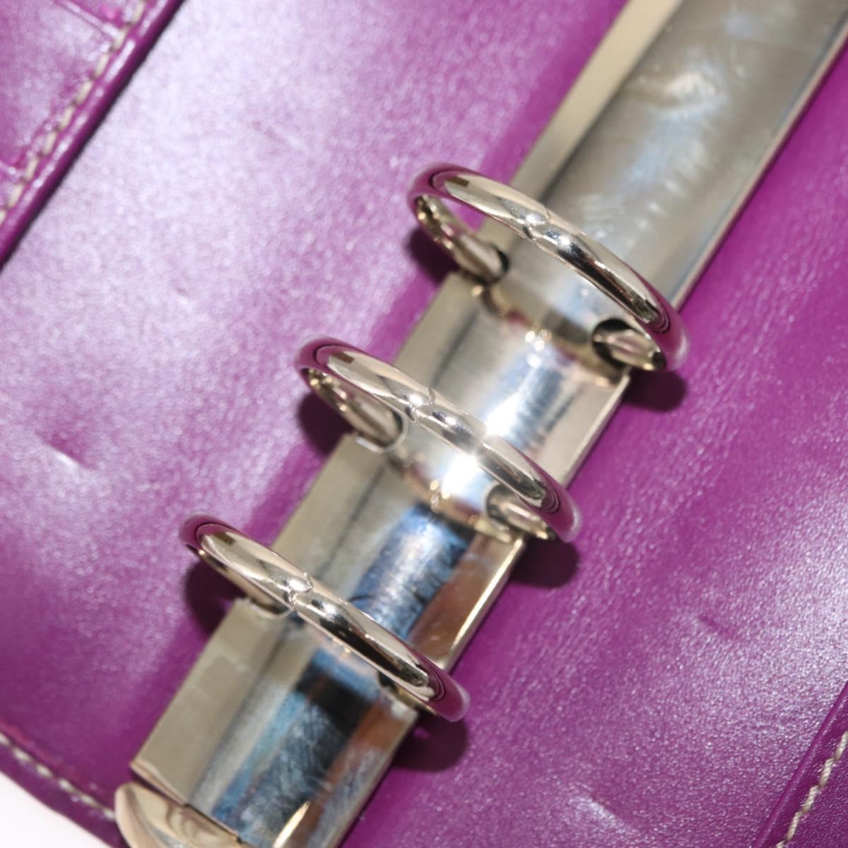 GUCCI GG Canvas Guccissima Day Planner Cover Purple 115241 2888 Auth yk20133V
