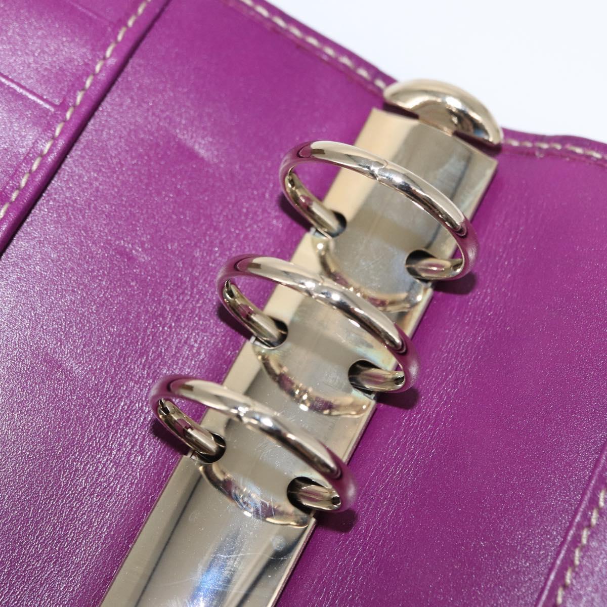 GUCCI GG Canvas Guccissima Day Planner Cover Purple 115241 2888 Auth yk20133V