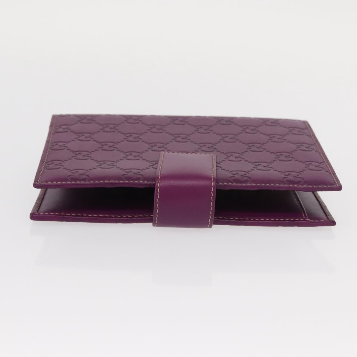 GUCCI GG Canvas Guccissima Day Planner Cover Purple 115241 2888 Auth yk20133V