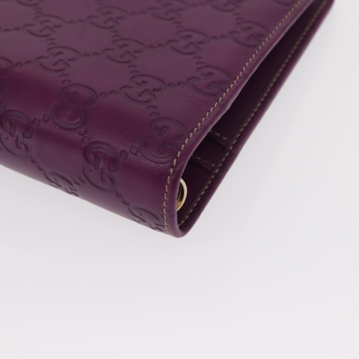 GUCCI GG Canvas Guccissima Day Planner Cover Purple 115241 2888 Auth yk20133V