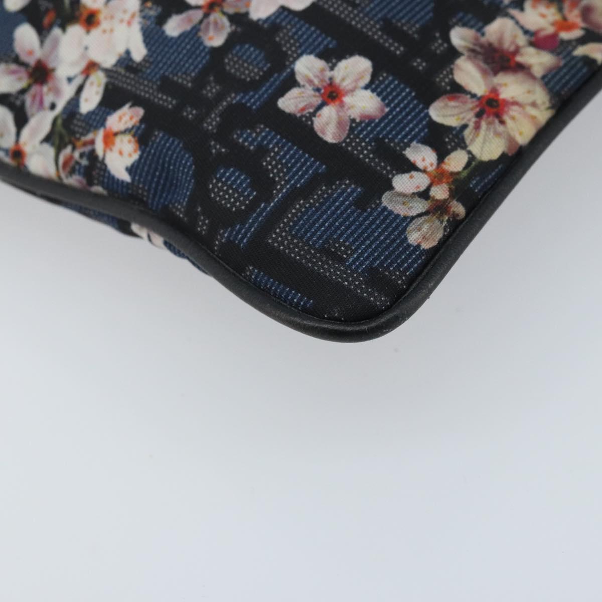 Christian Dior Trotter Canvas Hajime Sorayama Clutch Bag Nylon Navy Auth yk20185