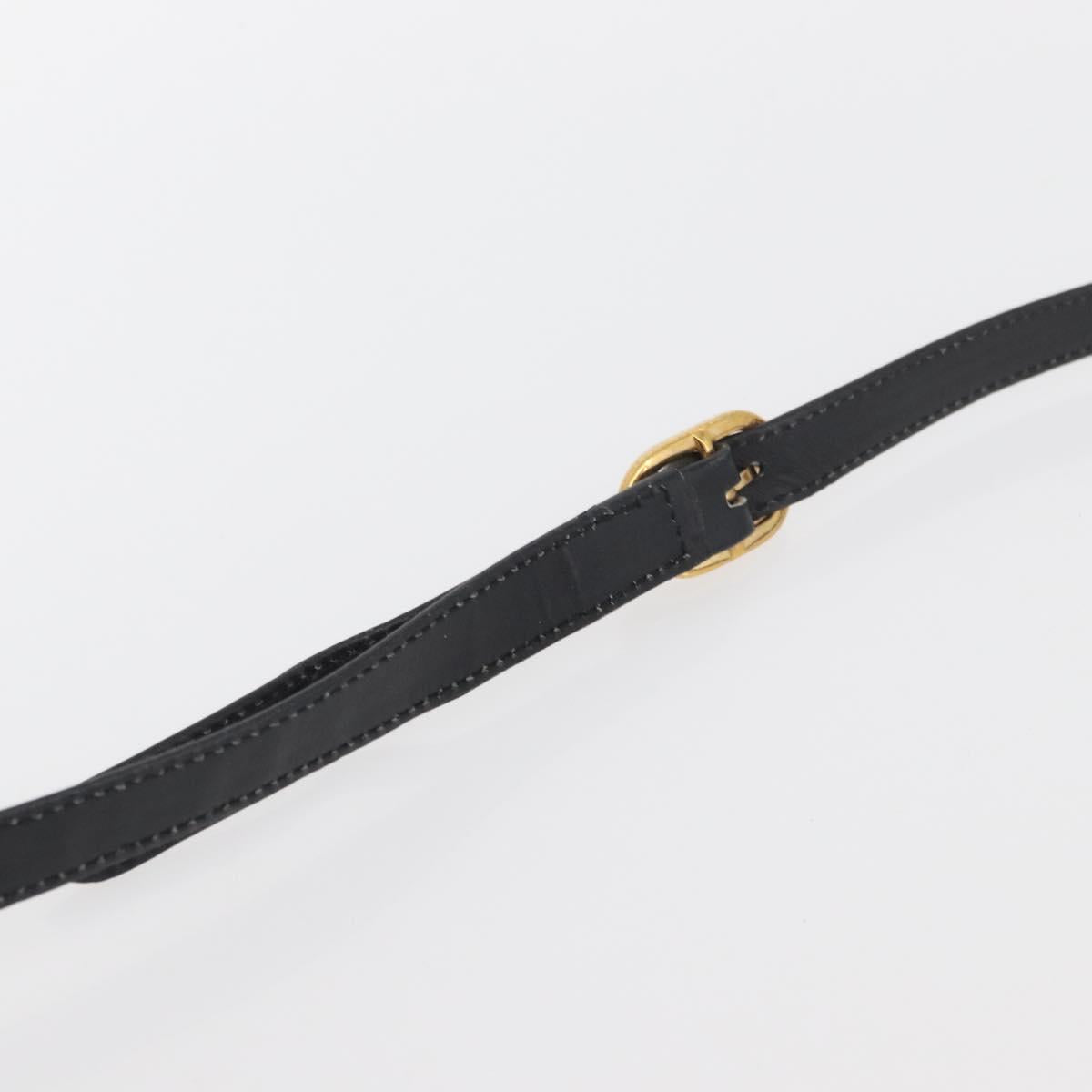 GUCCI GG Canvas Web Sherry Line Shoulder Bag Black Gold 10 02 056 Auth yk20193A
