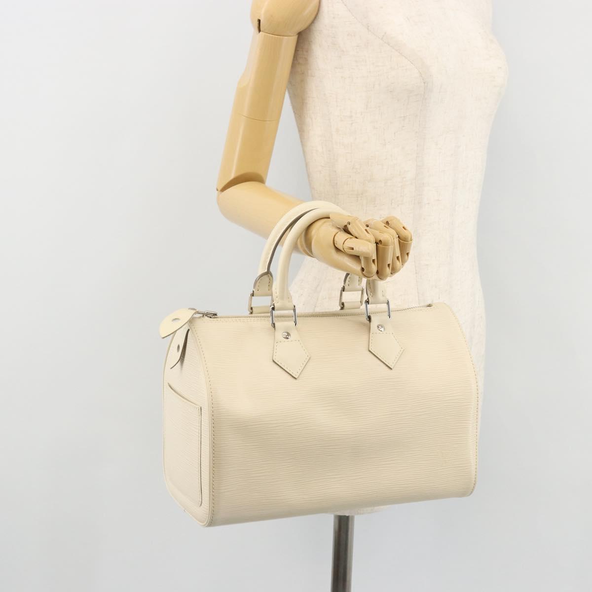 LOUIS VUITTON Epi Speedy 30 Hand Bag Yvoire M5922J LV Auth yk20239SAV