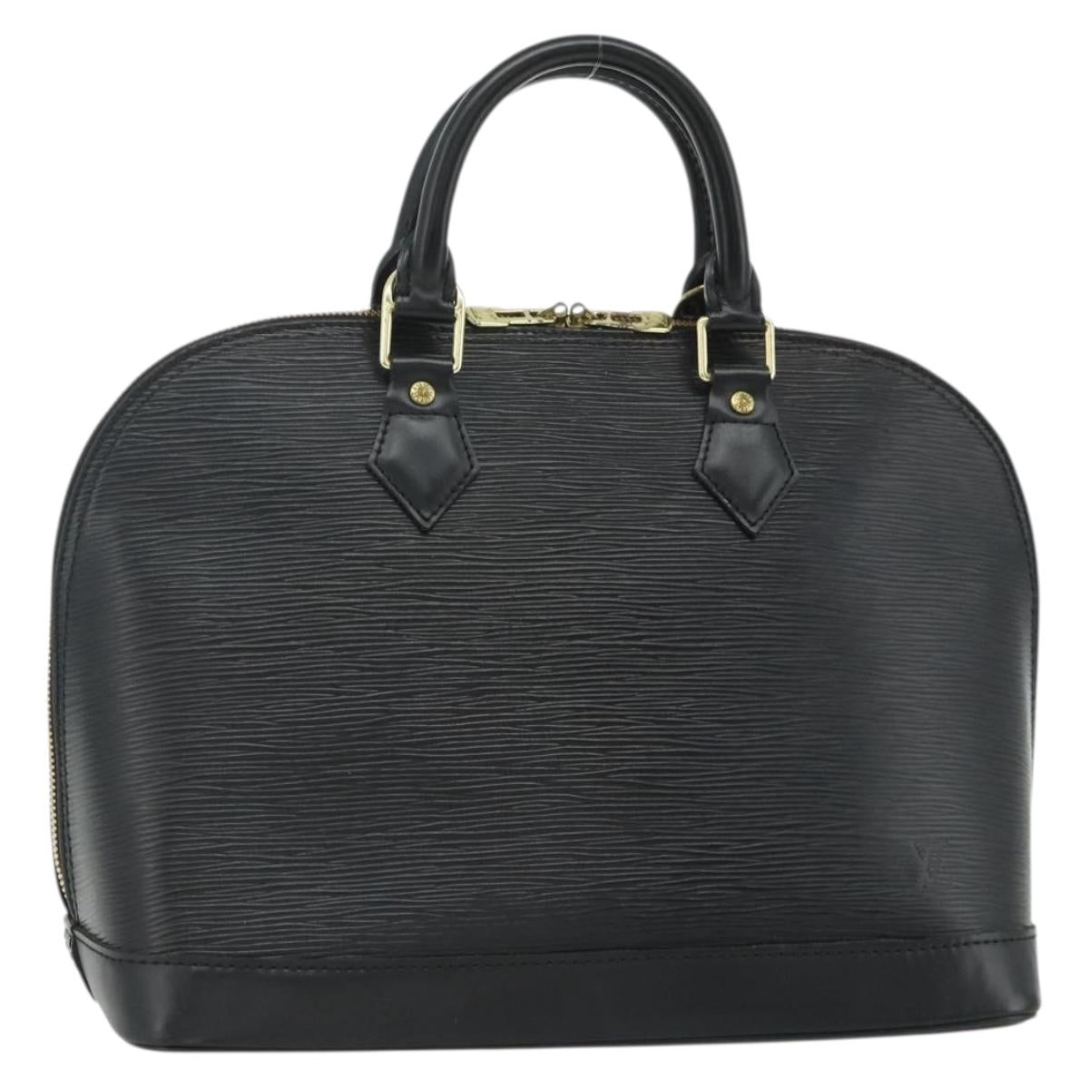 LOUIS VUITTON Epi Alma Hand Bag Noir Black M52142 LV Auth yk20264A