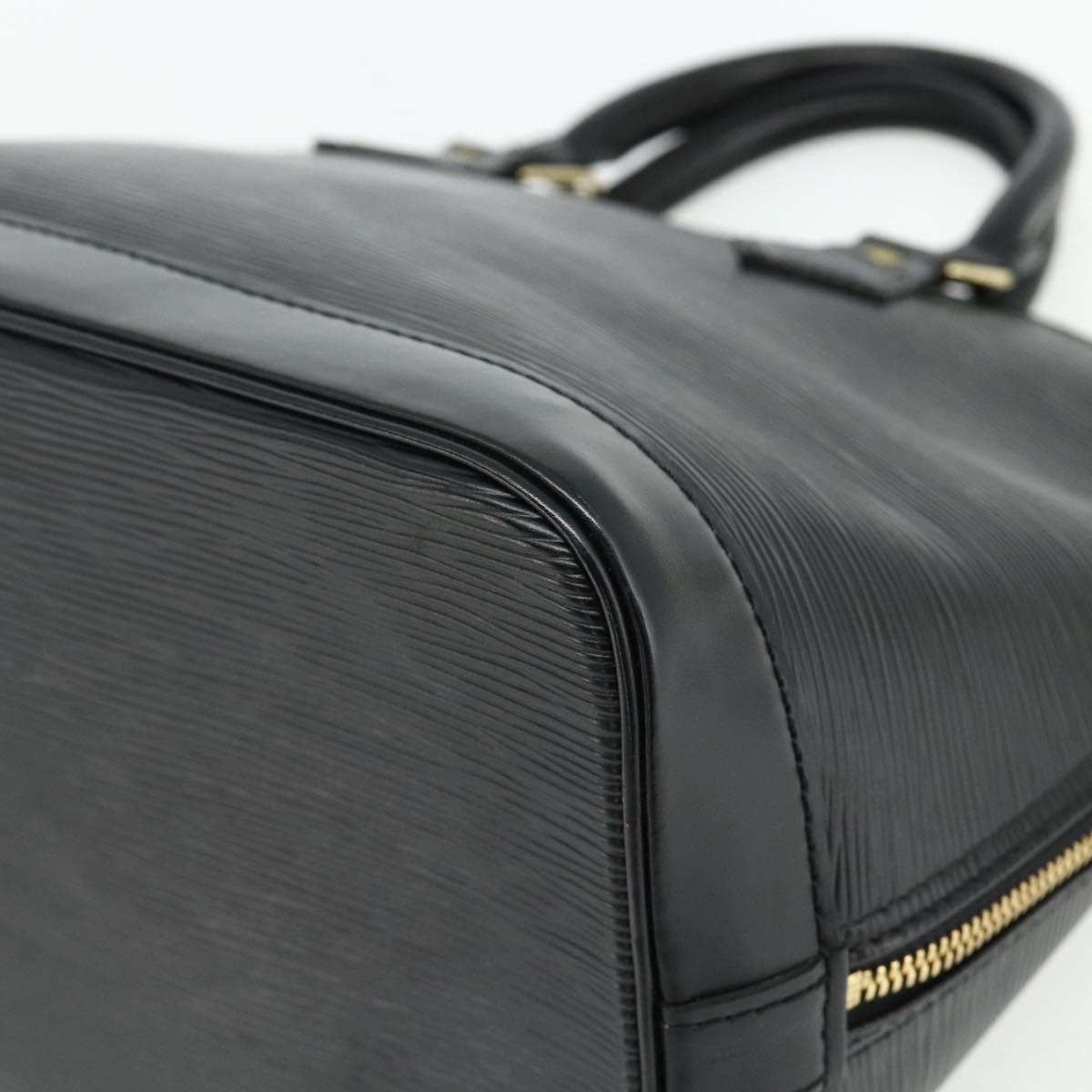 LOUIS VUITTON Epi Alma Hand Bag Noir Black M52142 LV Auth yk20264A