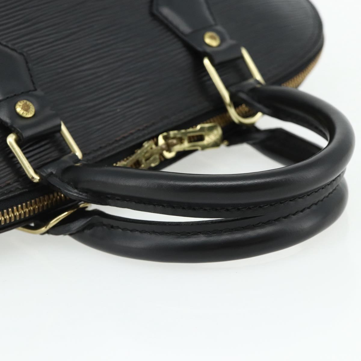 LOUIS VUITTON Epi Alma Hand Bag Noir Black M52142 LV Auth yk20264A