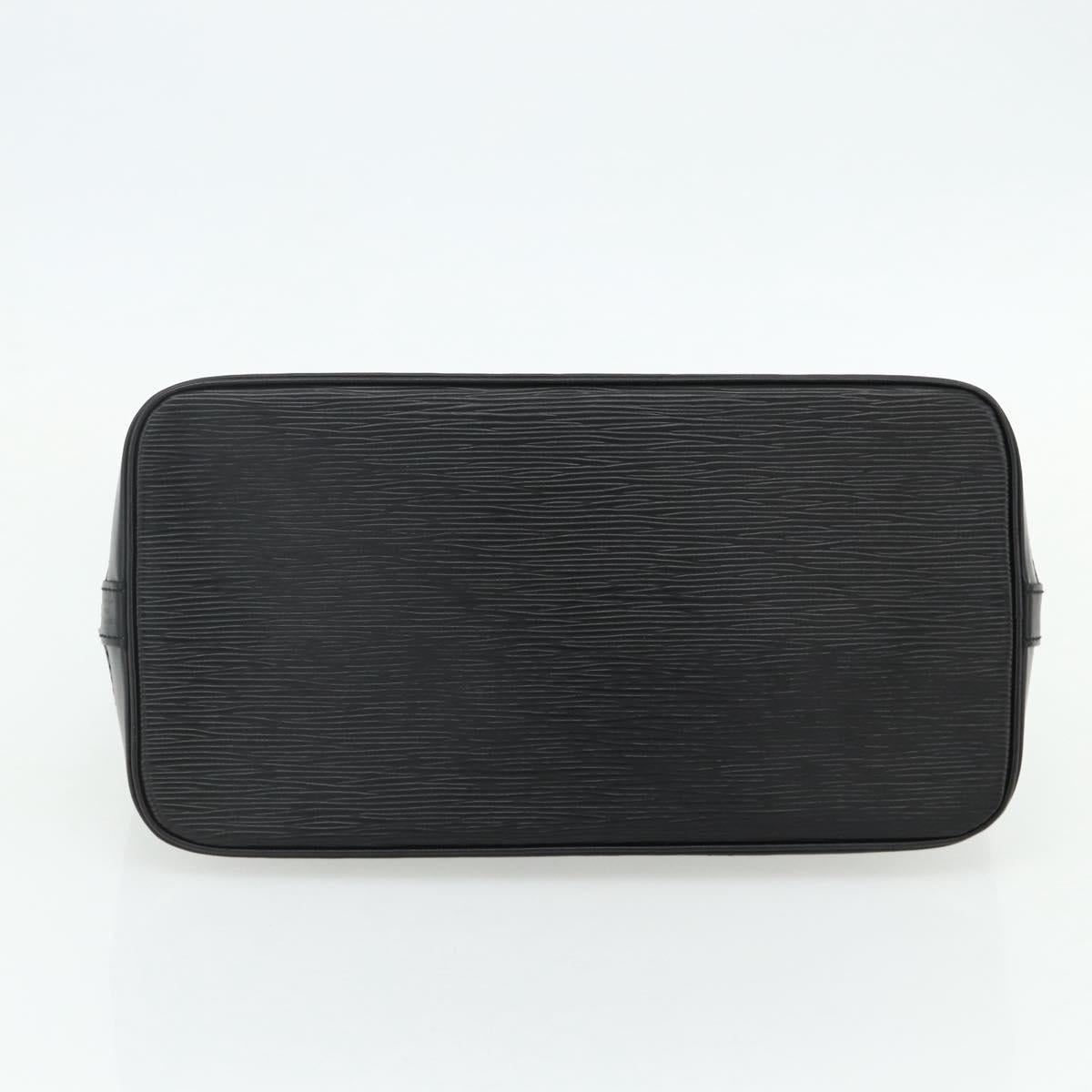LOUIS VUITTON Epi Alma Hand Bag Noir Black M52142 LV Auth yk20264A