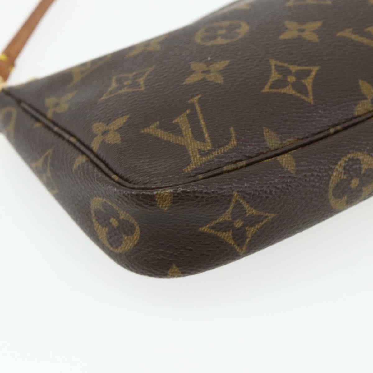 LOUIS VUITTON Monogram Pochette Accessoires Pouch M51980 LV Auth yk20287