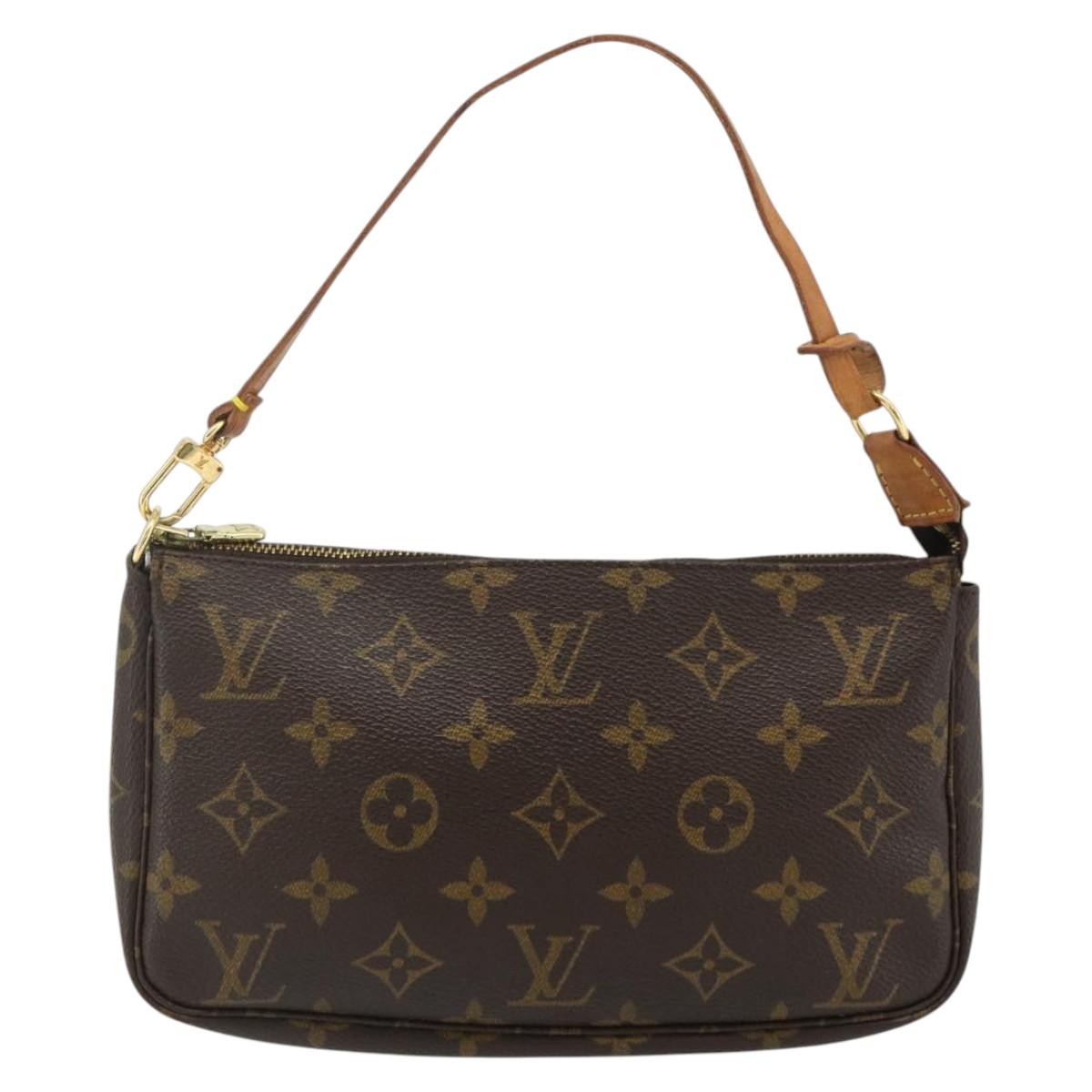 LOUIS VUITTON Monogram Pochette Accessoires Pouch M51980 LV Auth yk20287