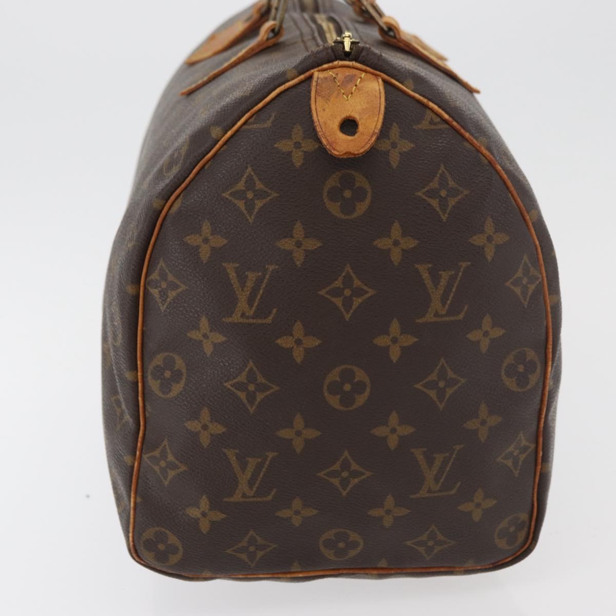 LOUIS VUITTON Monogram Speedy 35 Hand Bag M41524 LV Auth yk20313