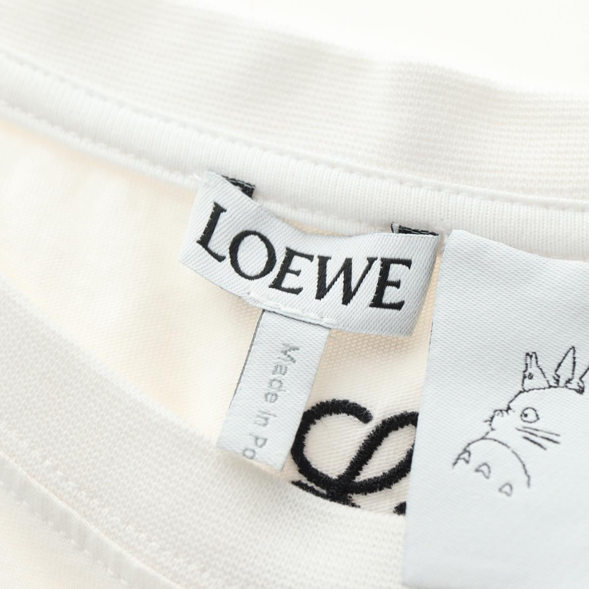 LOEWE Ghibli Spirited Away No-Face T Shirt polyester XL White Auth yk20368M