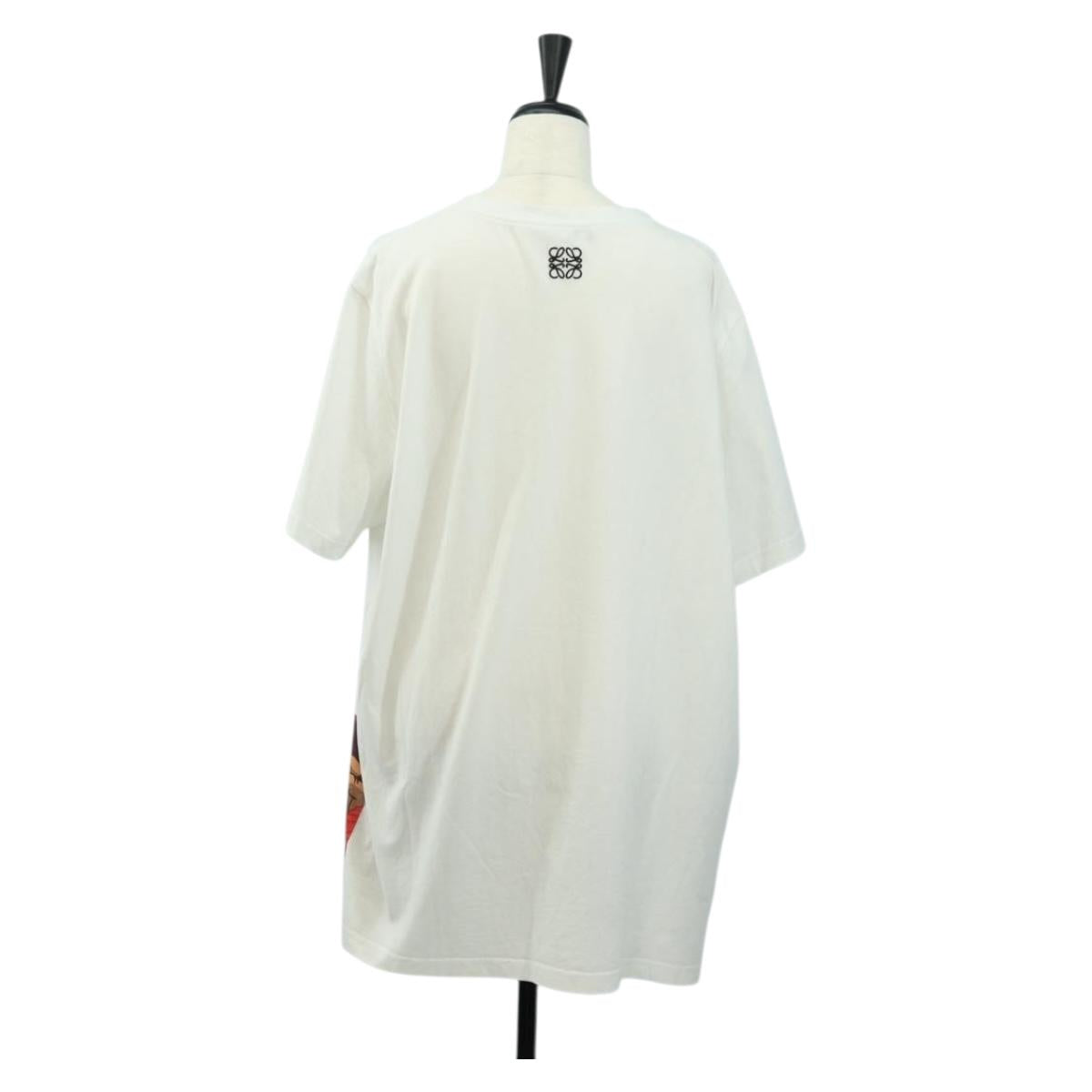 LOEWE Ghibli Spirited Away No-Face T Shirt polyester XL White Auth yk20368M