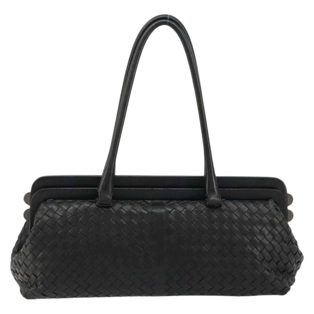 BOTTEGA VENETA INTRECCIATO Shoulder Bag Leather Brown 131670 Auth yk20370SAV