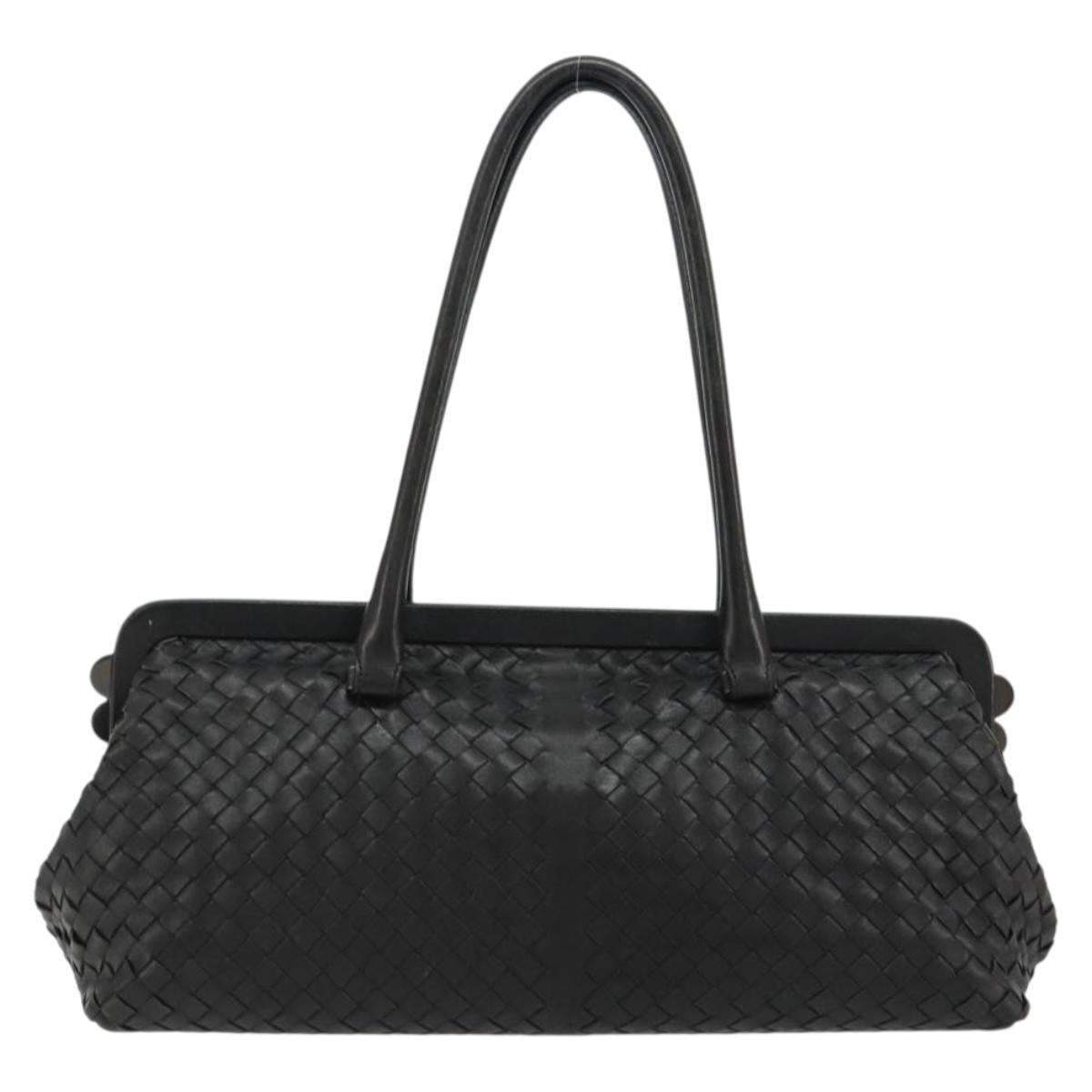 BOTTEGA VENETA INTRECCIATO Shoulder Bag Leather Brown 131670 Auth yk20370SAV