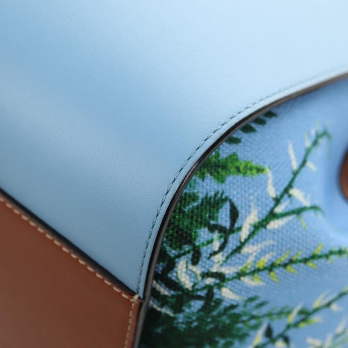LOEWE Ghibli Collaboration Totoro Hammock Small Bag Leather Blue Auth yk20381SM
