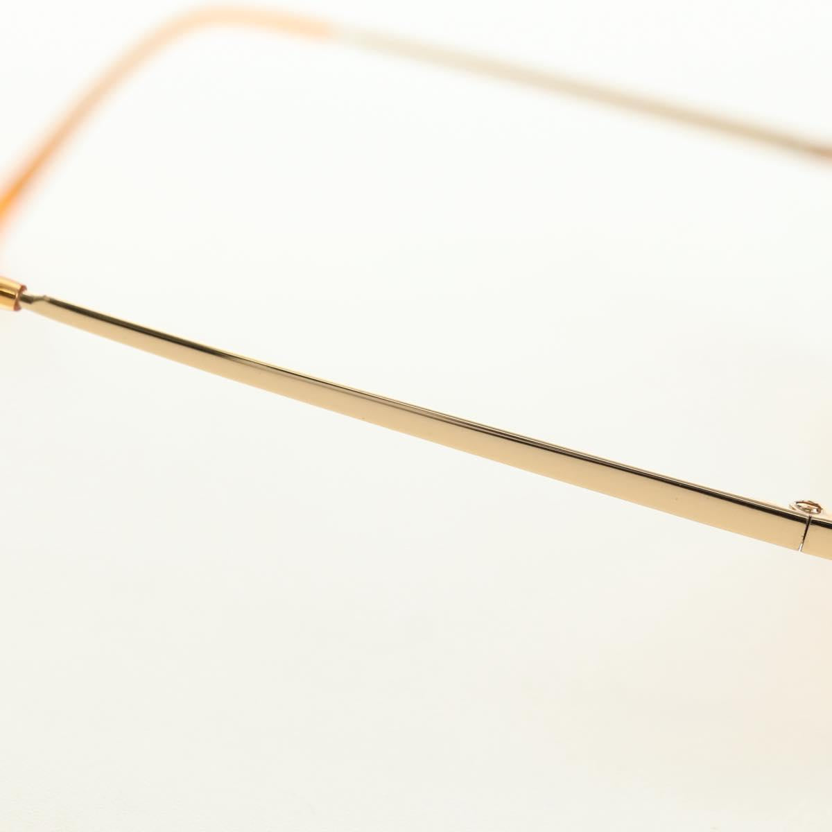 CHANEL Sunglasses metal Orange CC Auth yk20403SAM