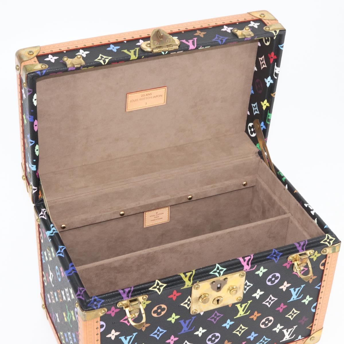 LOUIS VUITTON Monogram Multicolor Boite Pharmacy Pouch Black LV Auth yk20405SM