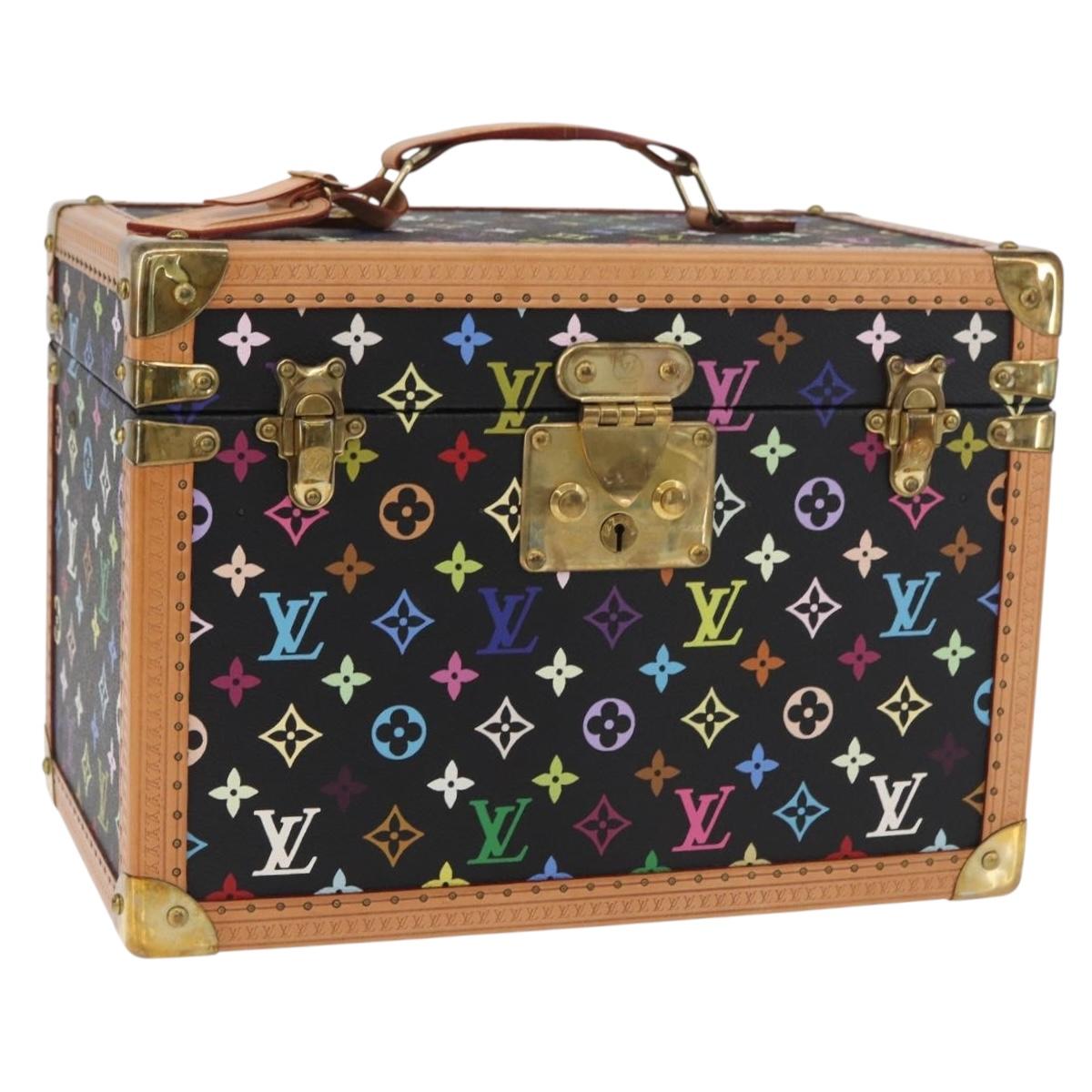 LOUIS VUITTON Monogram Multicolor Boite Pharmacy Pouch Black LV Auth yk20405SM