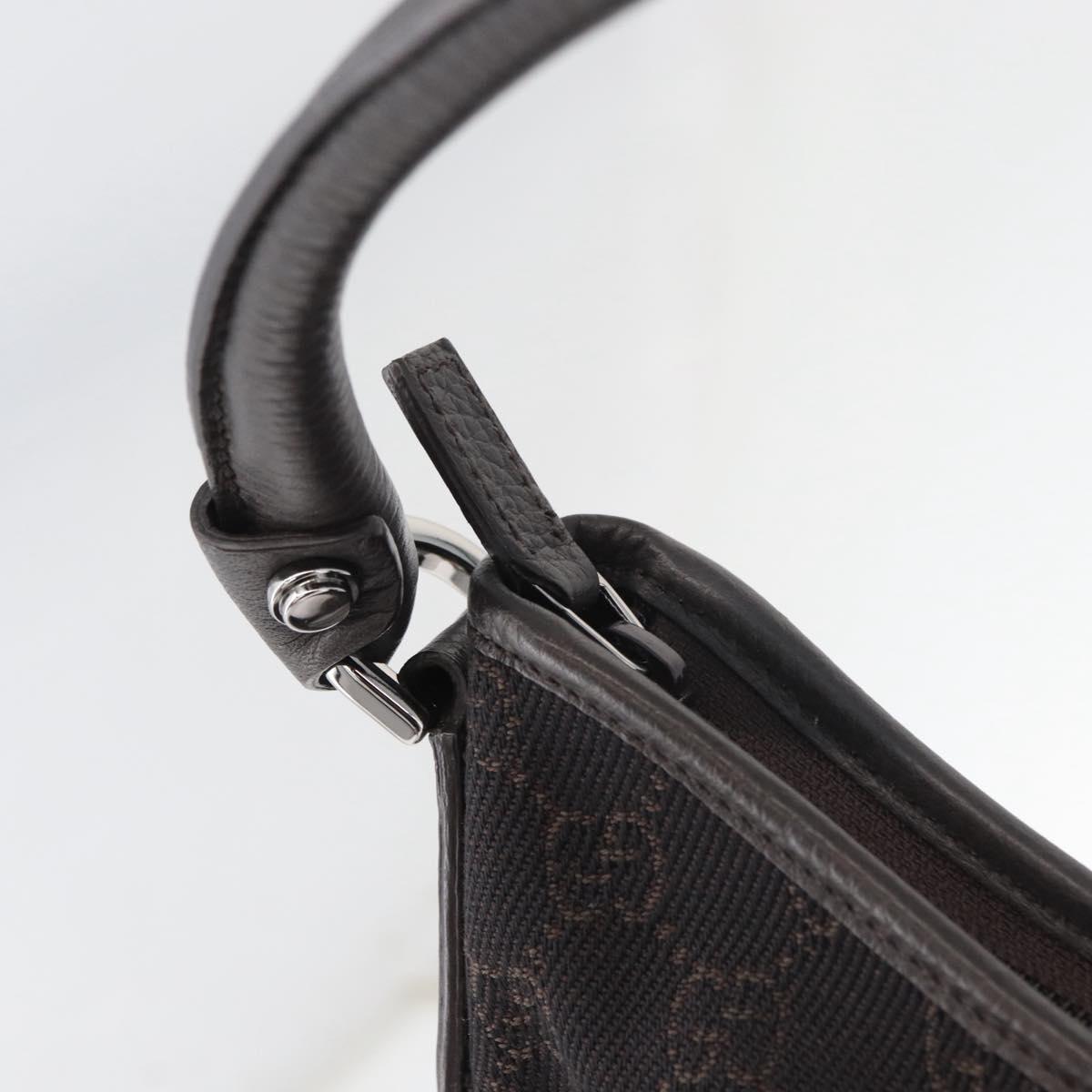 GUCCI Abbey Shoulder Bag Leather Outlet Brown Silver 268636 Auth yk20417SAV