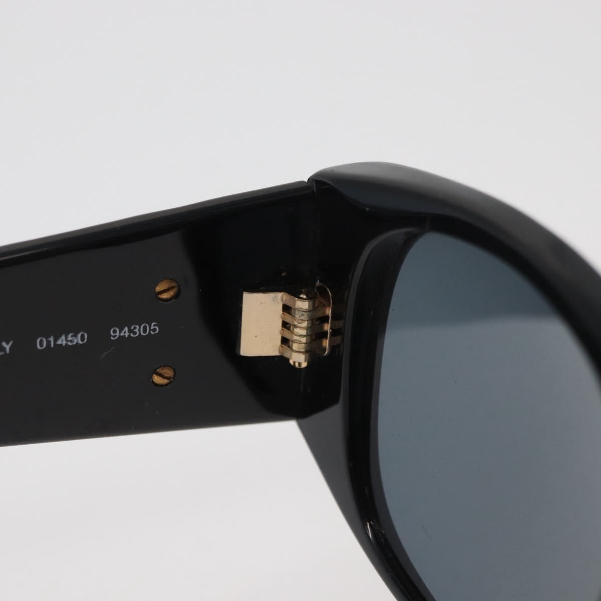 CHANEL Sunglasses plastic Black CC Auth yk20431
