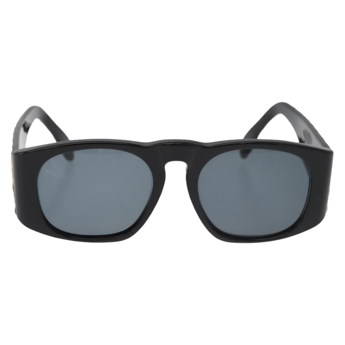 CHANEL Sunglasses plastic Black CC Auth yk20431