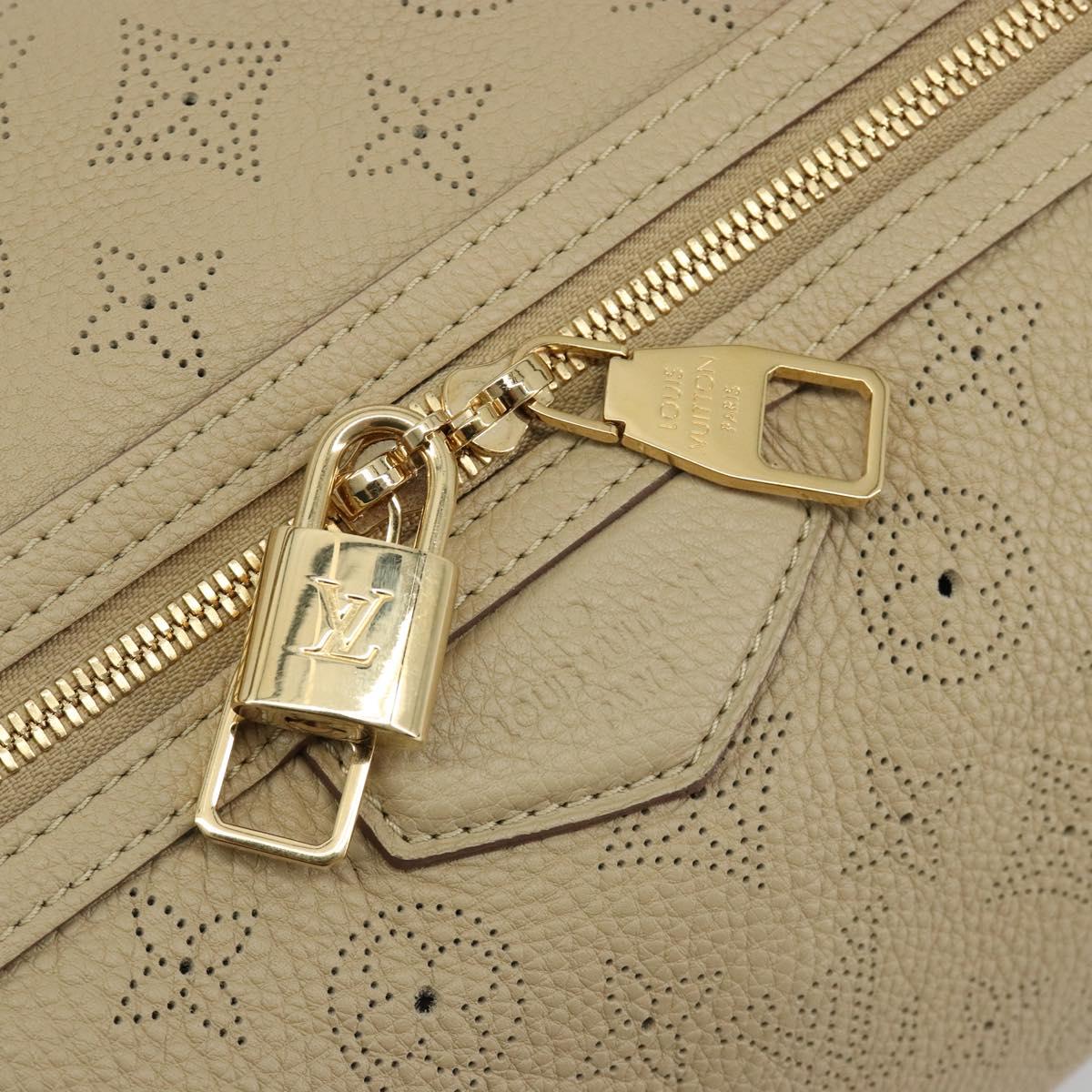 LOUIS VUITTON Mahina Galatea MM Shoulder Bag Beige M93825 LV Auth yk20452SAV