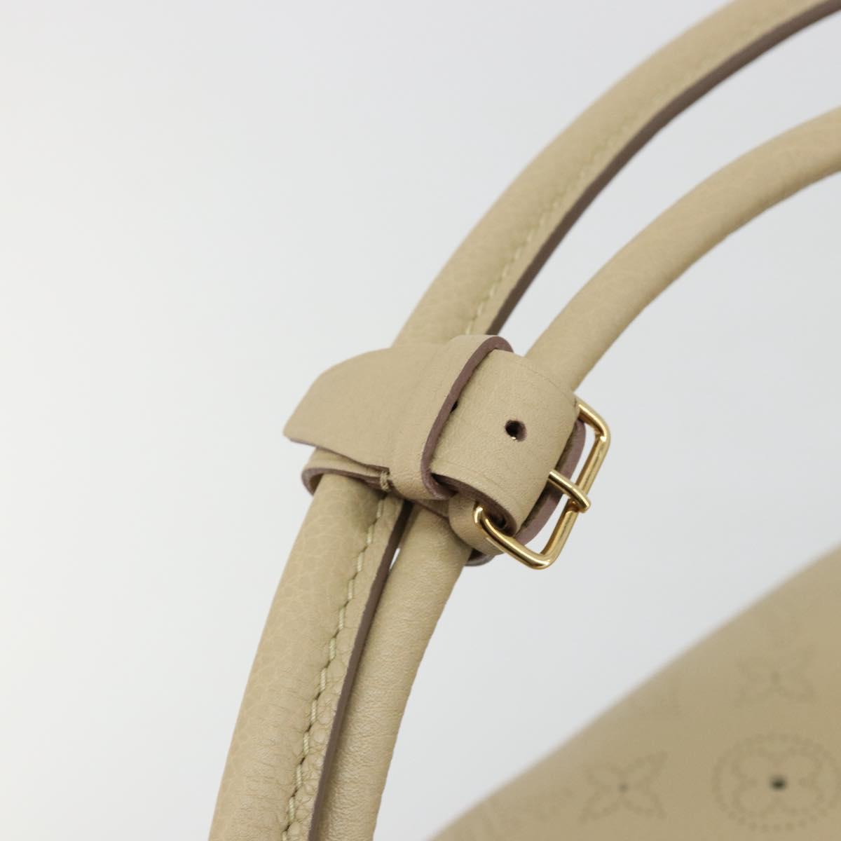 LOUIS VUITTON Mahina Galatea MM Shoulder Bag Beige M93825 LV Auth yk20452SAV