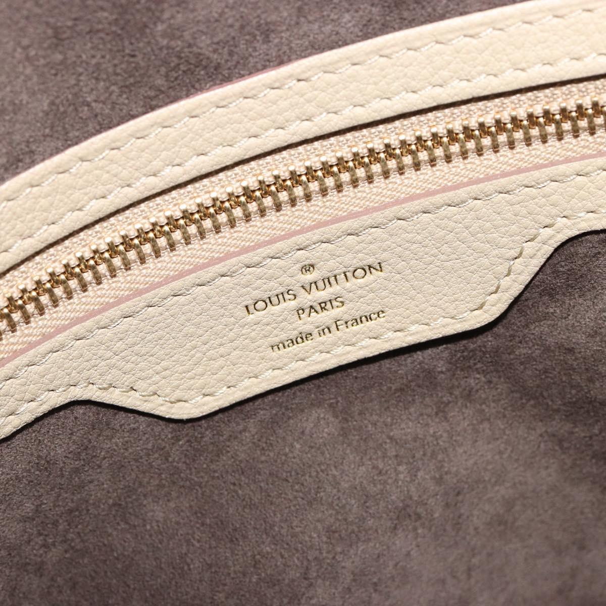 LOUIS VUITTON Mahina Galatea MM Shoulder Bag Beige M93825 LV Auth yk20452SAV