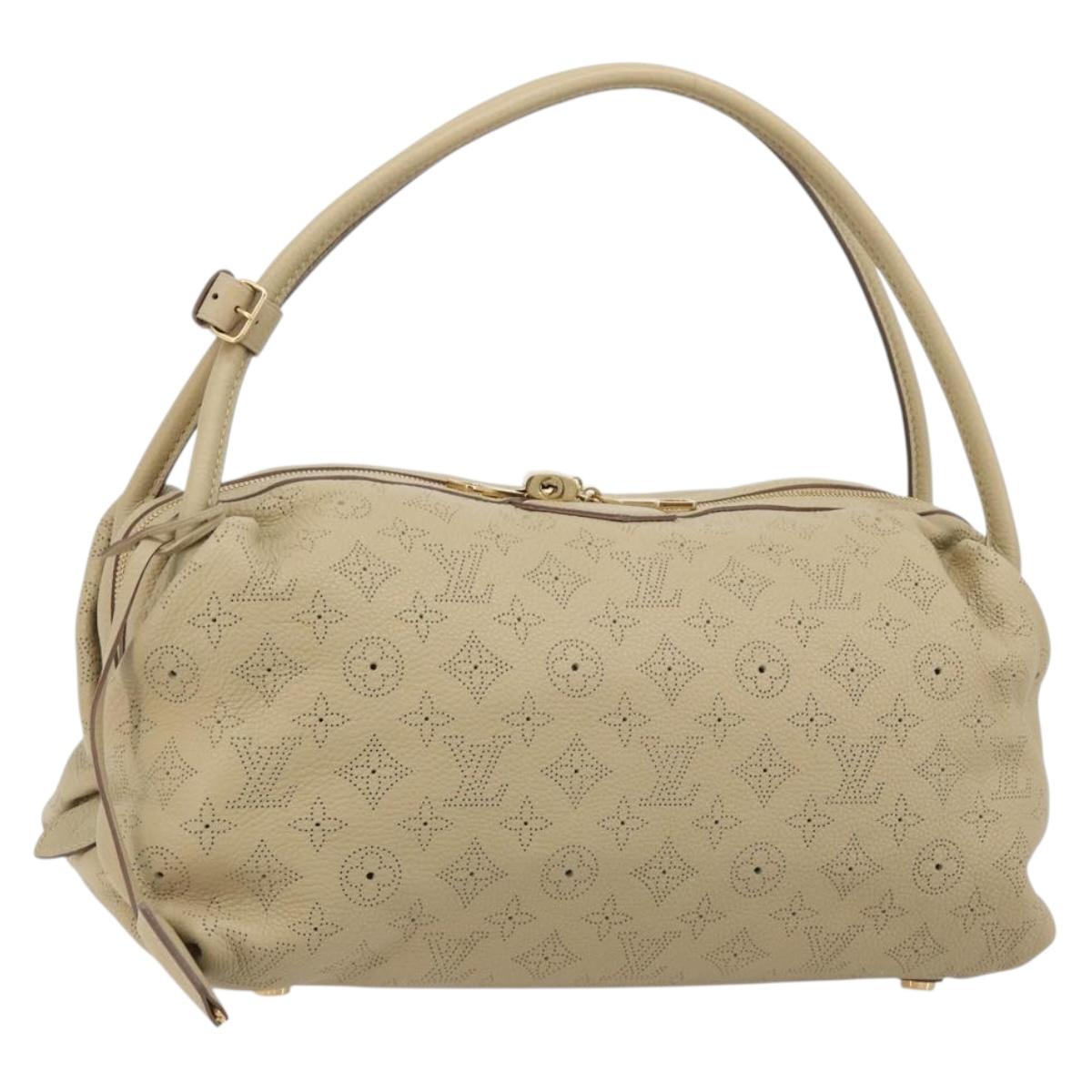 LOUIS VUITTON Mahina Galatea MM Shoulder Bag Beige M93825 LV Auth yk20452SAV