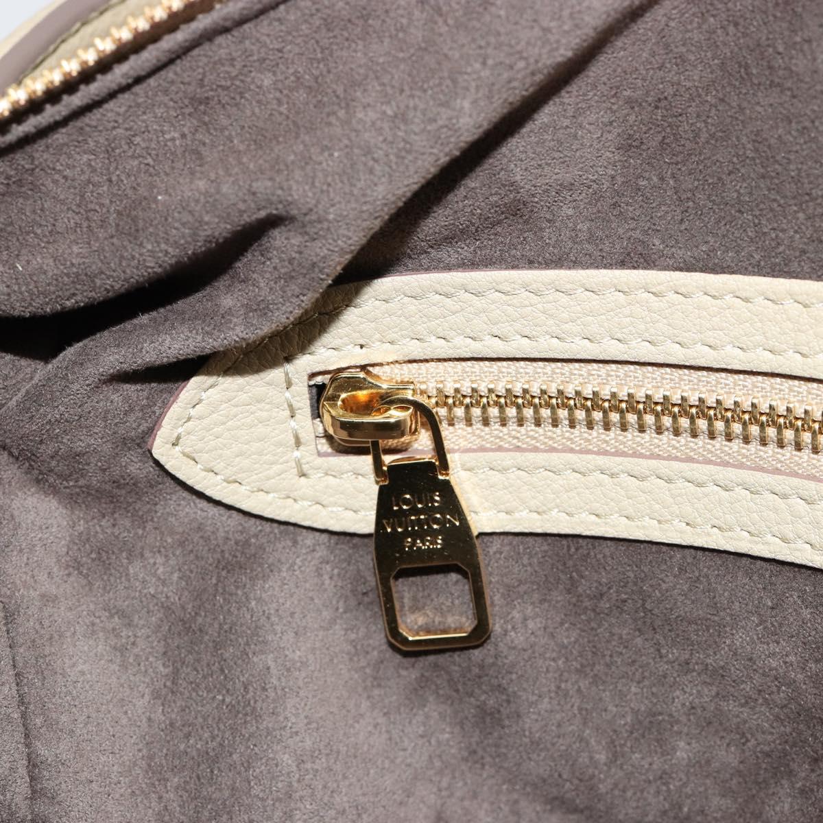 LOUIS VUITTON Mahina Galatea MM Shoulder Bag Beige M93825 LV Auth yk20452SAV