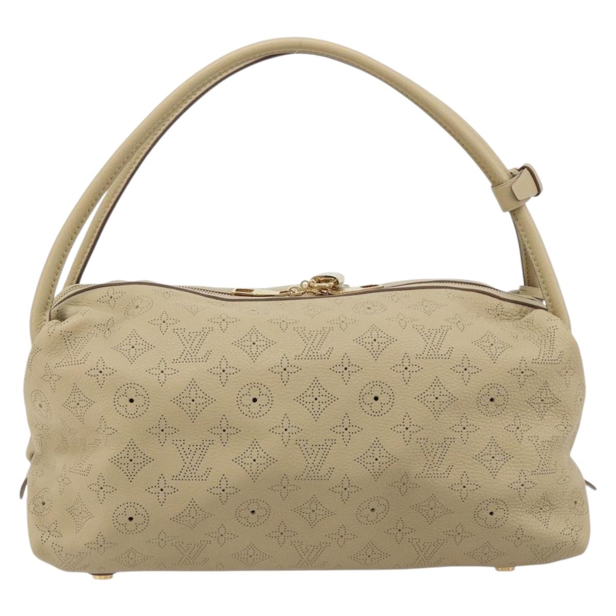 LOUIS VUITTON Mahina Galatea MM Shoulder Bag Beige M93825 LV Auth yk20452SAV