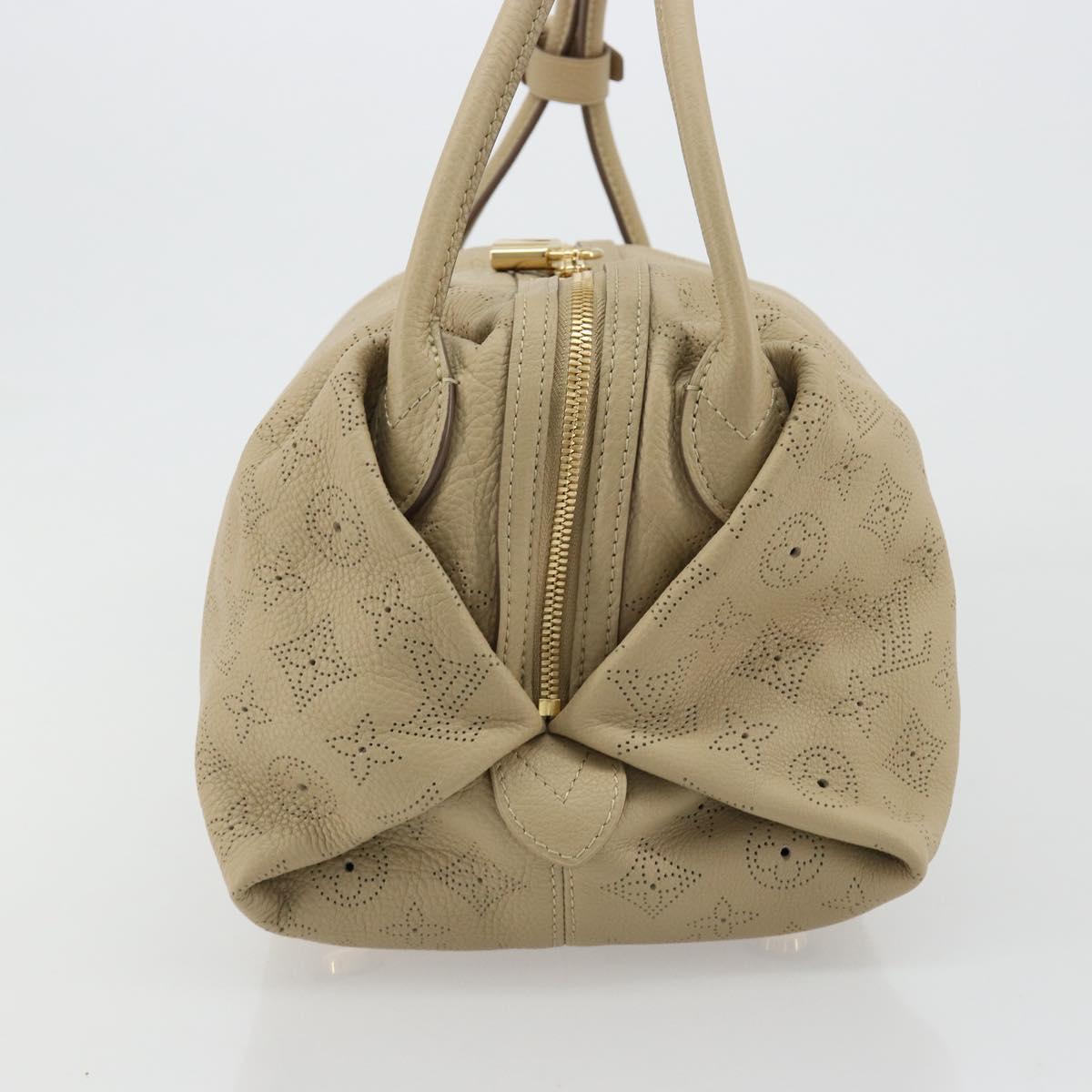LOUIS VUITTON Mahina Galatea MM Shoulder Bag Beige M93825 LV Auth yk20452SAV