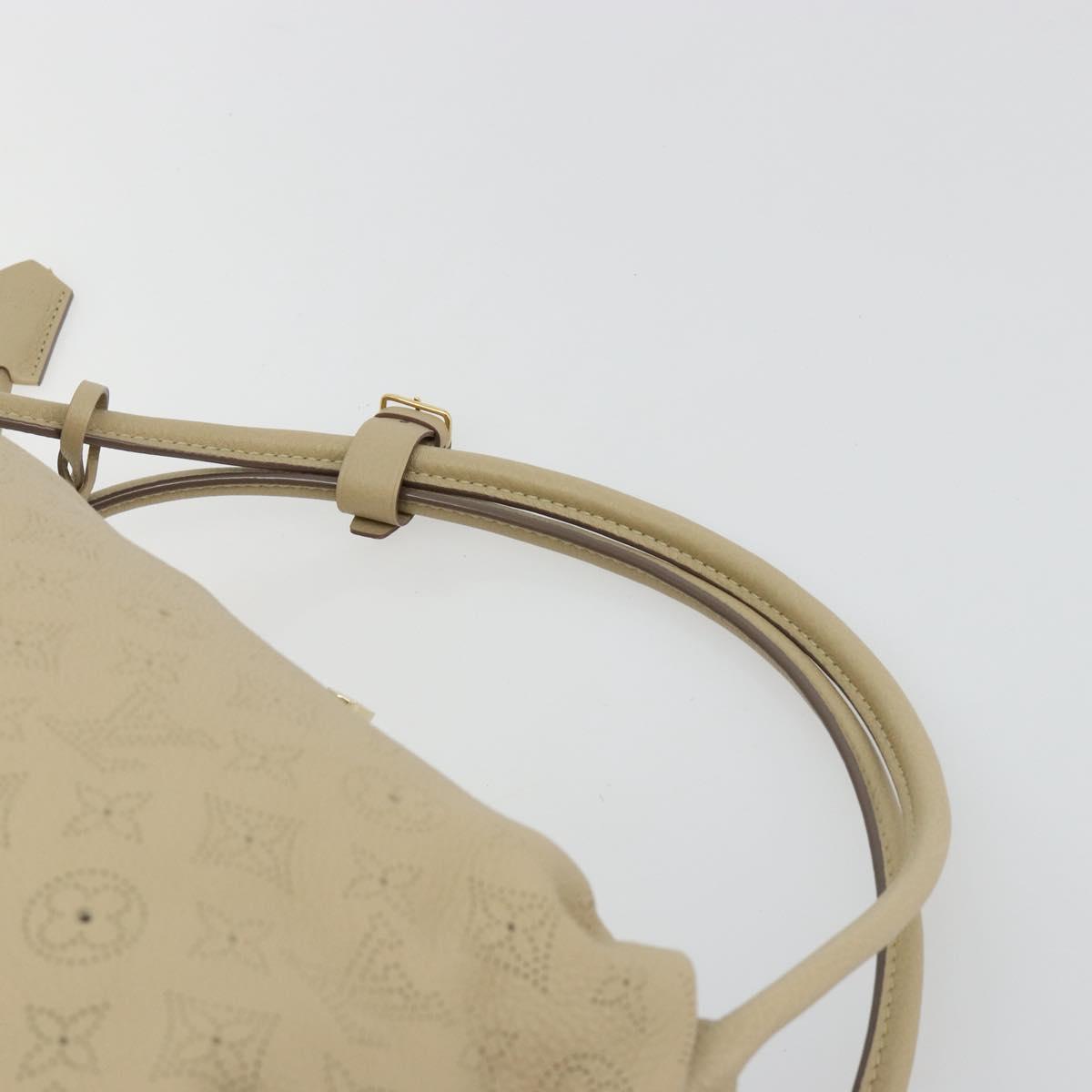 LOUIS VUITTON Mahina Galatea MM Shoulder Bag Beige M93825 LV Auth yk20452SAV