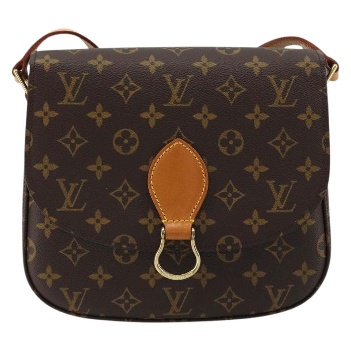 LOUIS VUITTON Monogram Saint Cloud GM Shoulder Bag M51242 LV Auth yk20470