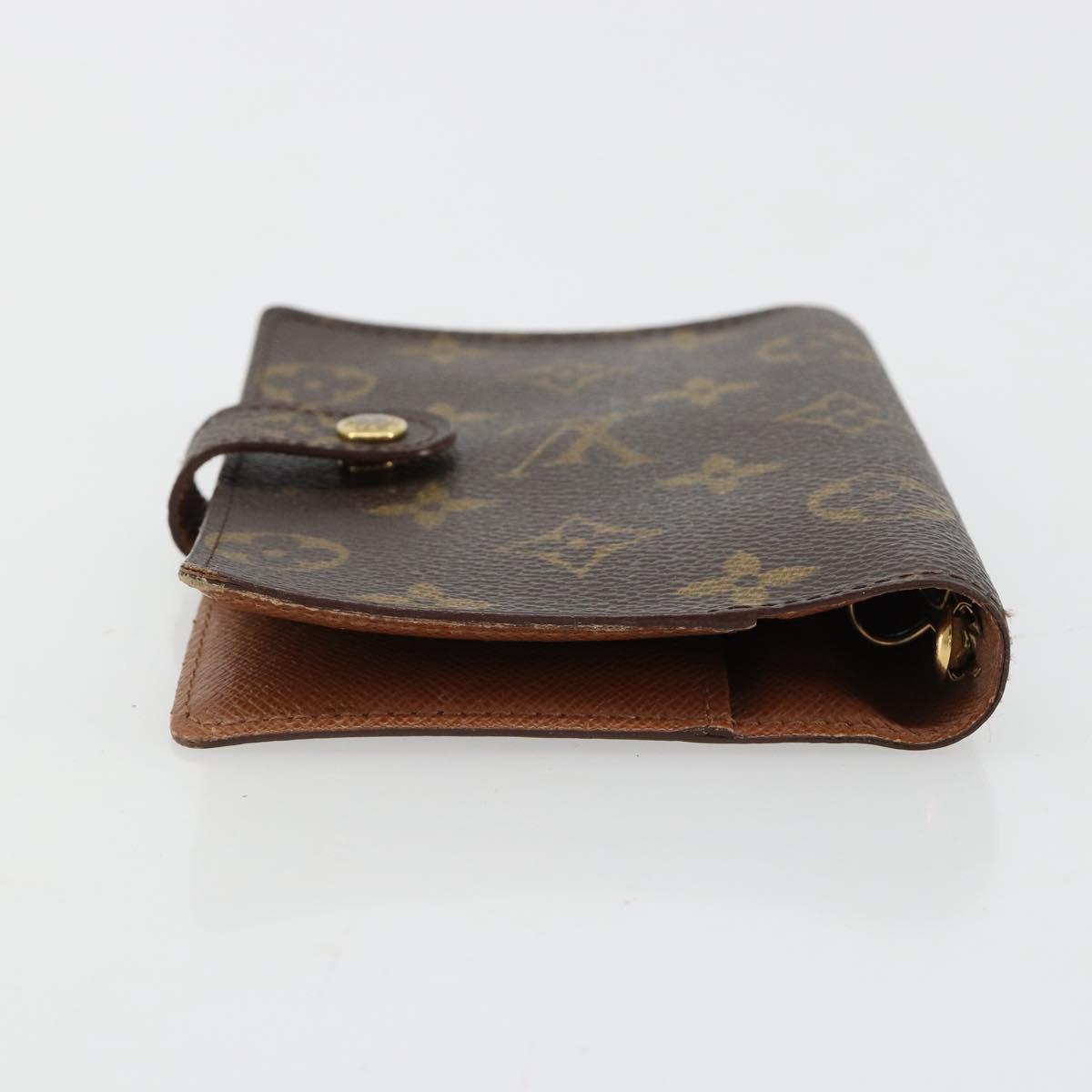 LOUIS VUITTON Monogram Agenda PM Day Planner Cover R20005 LV Auth yk20482