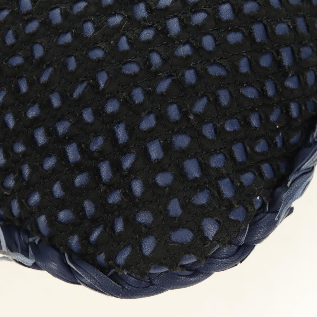 BOTTEGA VENETA INTRECCIATO Hobo Shoulder Bag Leather Navy Auth yk20494SAV