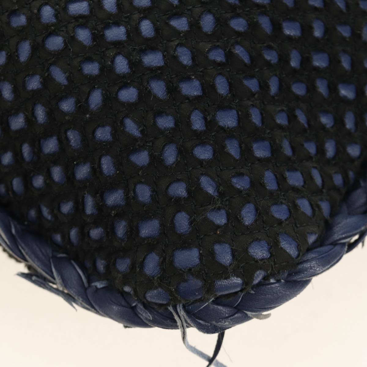 BOTTEGA VENETA INTRECCIATO Hobo Shoulder Bag Leather Navy Auth yk20494SAV
