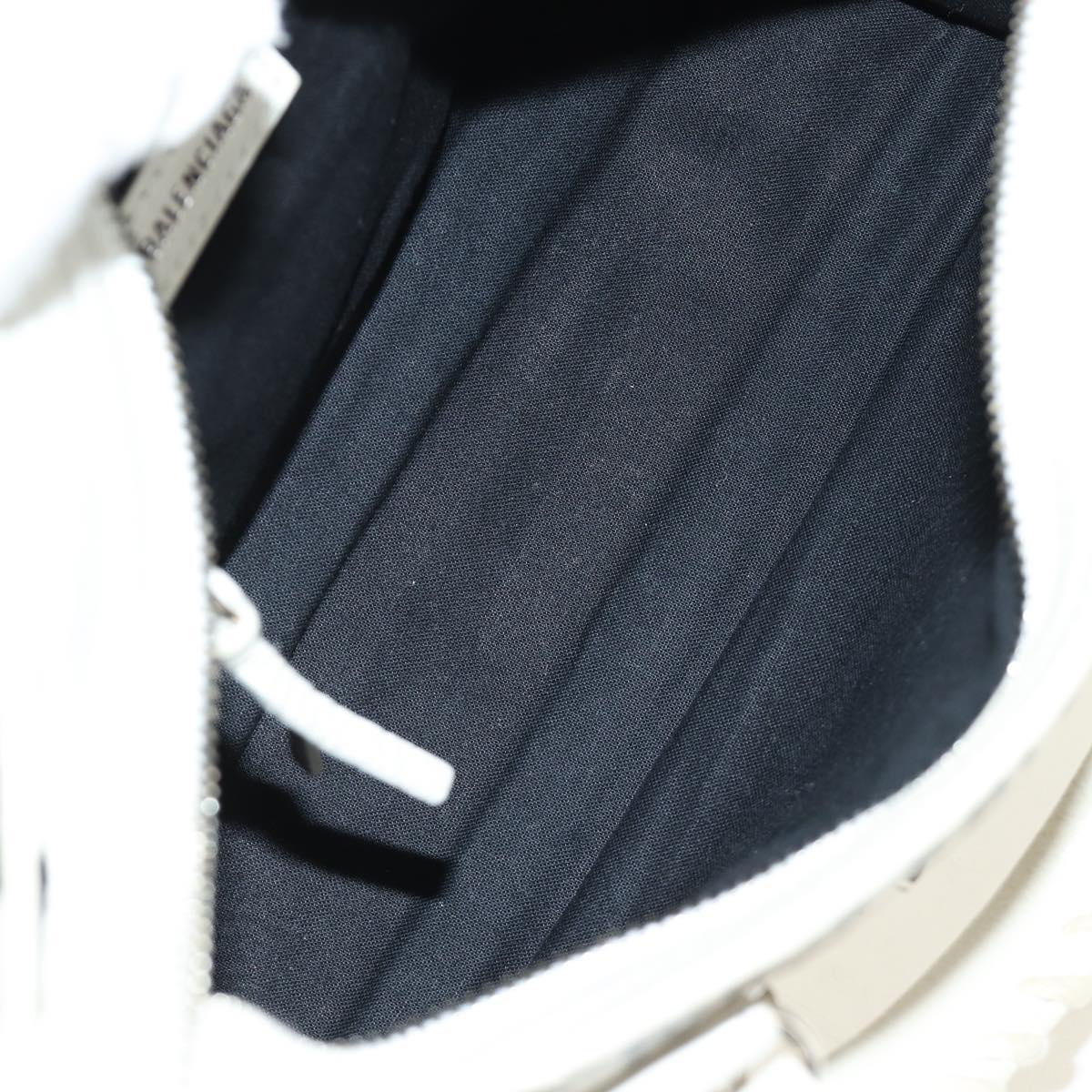 BALENCIAGA Graffiti Classic Mini City Leather 2way White 300295 Auth yk20504SAM
