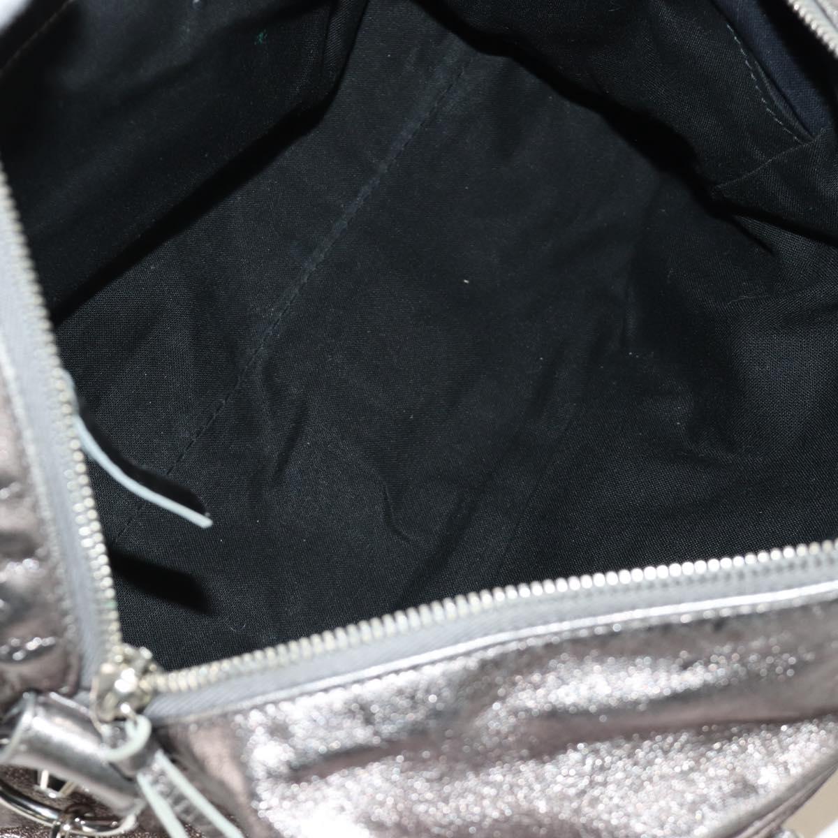 BALENCIAGA The Box Hand Bag Leather 2way Silver 145694 Auth yk20505SAM