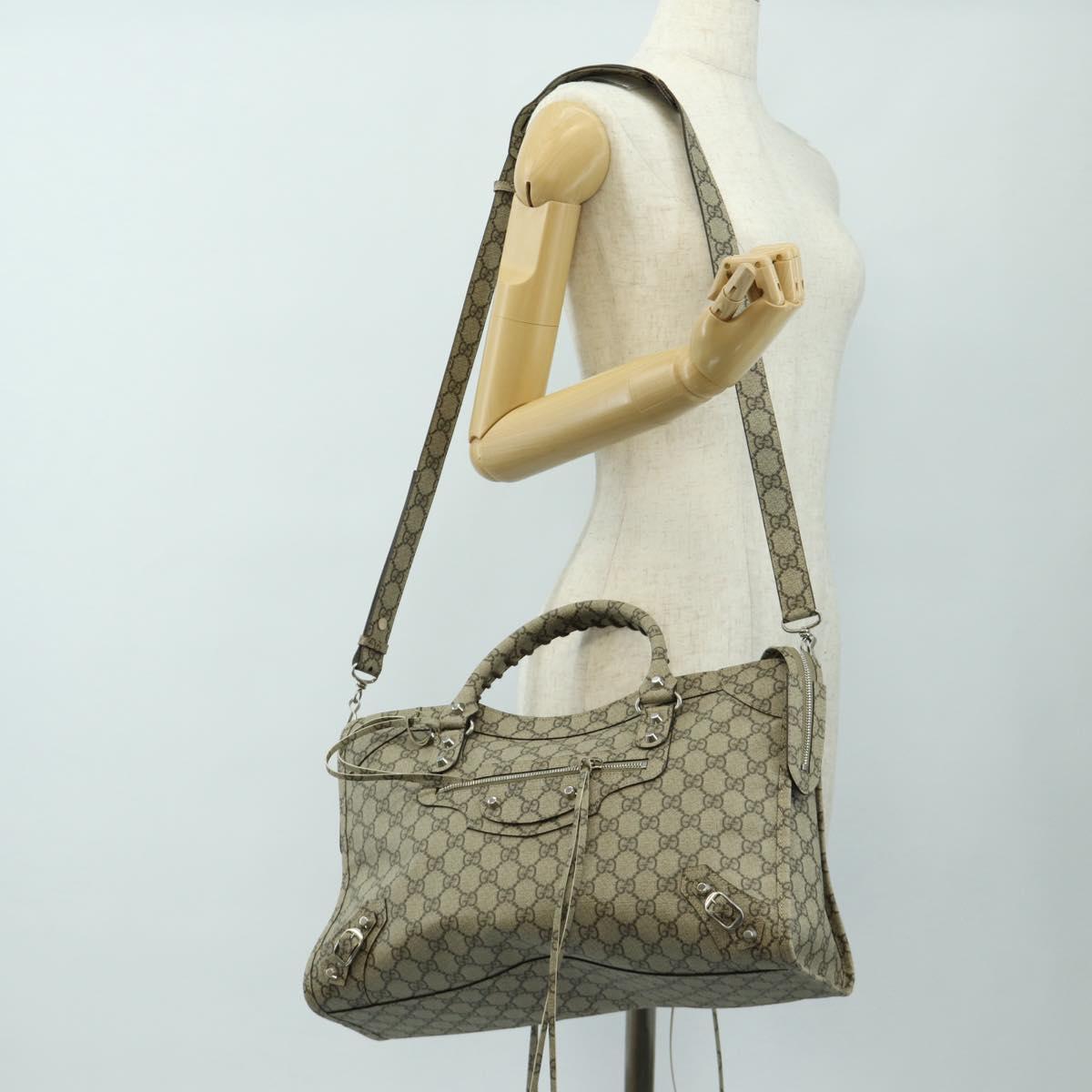 GUCCI GG Supreme Gucci The Hacker Project Balenciaga PVC 681695 Auth yk20509SM