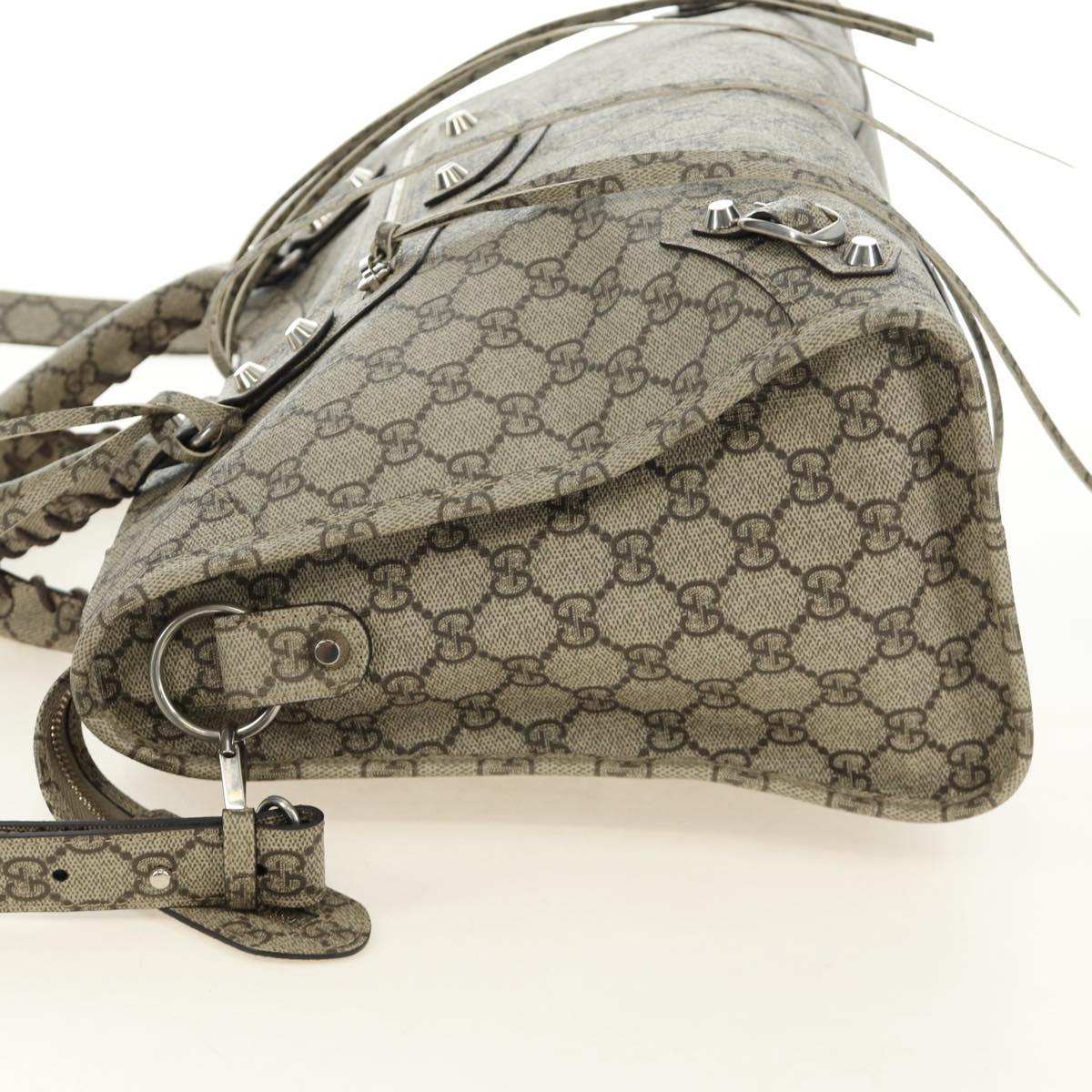 GUCCI GG Supreme Gucci The Hacker Project Balenciaga PVC 681695 Auth yk20509SM