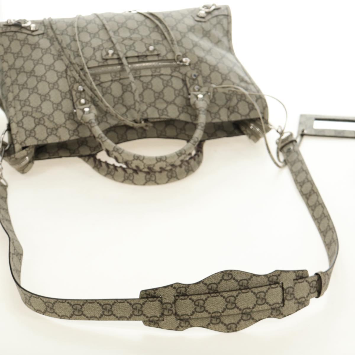 GUCCI GG Supreme Gucci The Hacker Project Balenciaga PVC 681695 Auth yk20509SM