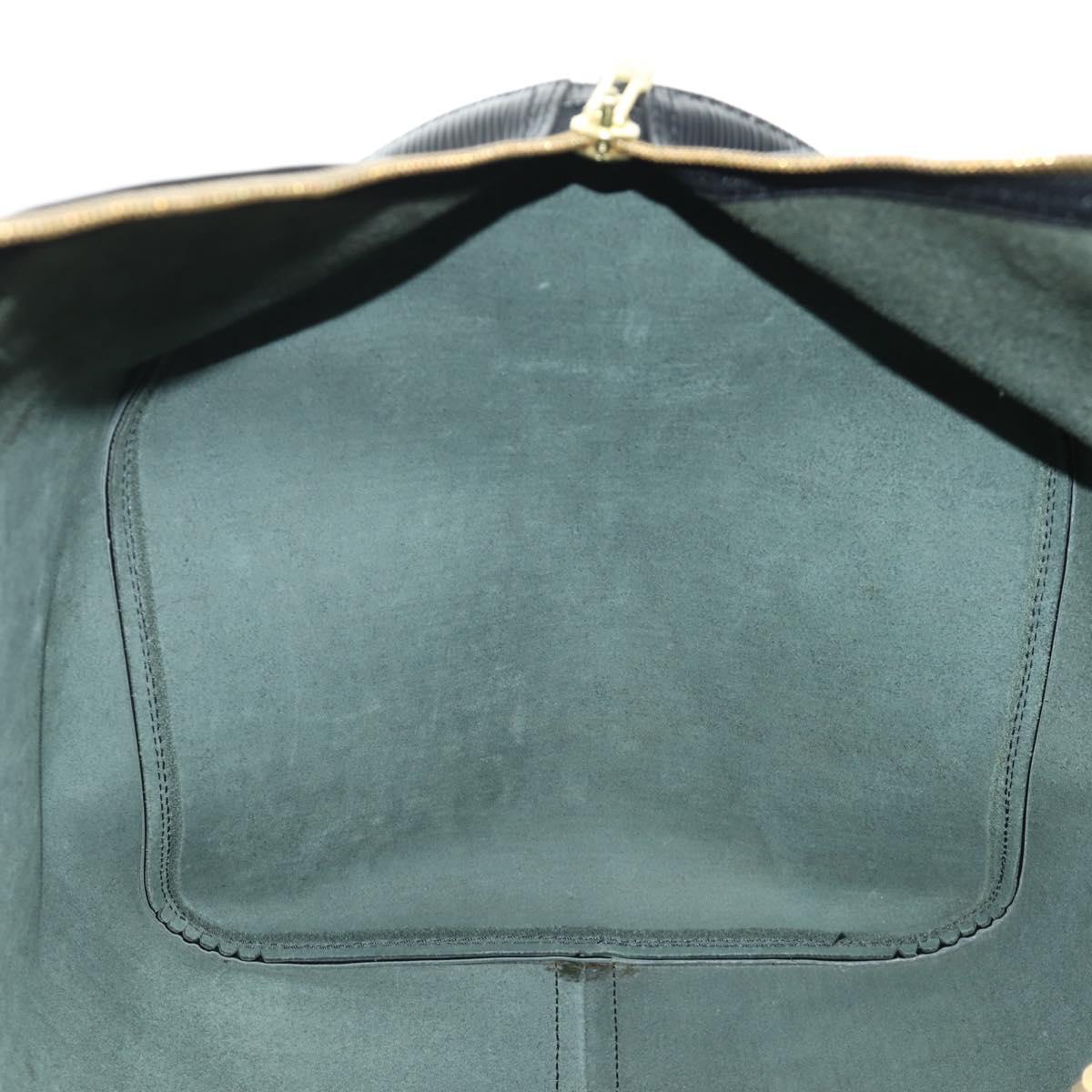 LOUIS VUITTON Epi Keepall 55 Boston Bag Noir Black M42952 LV Auth yk20511SAV