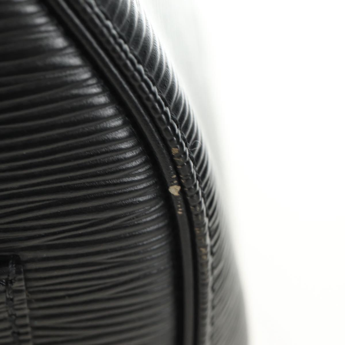 LOUIS VUITTON Epi Keepall 55 Boston Bag Noir Black M42952 LV Auth yk20511SAV