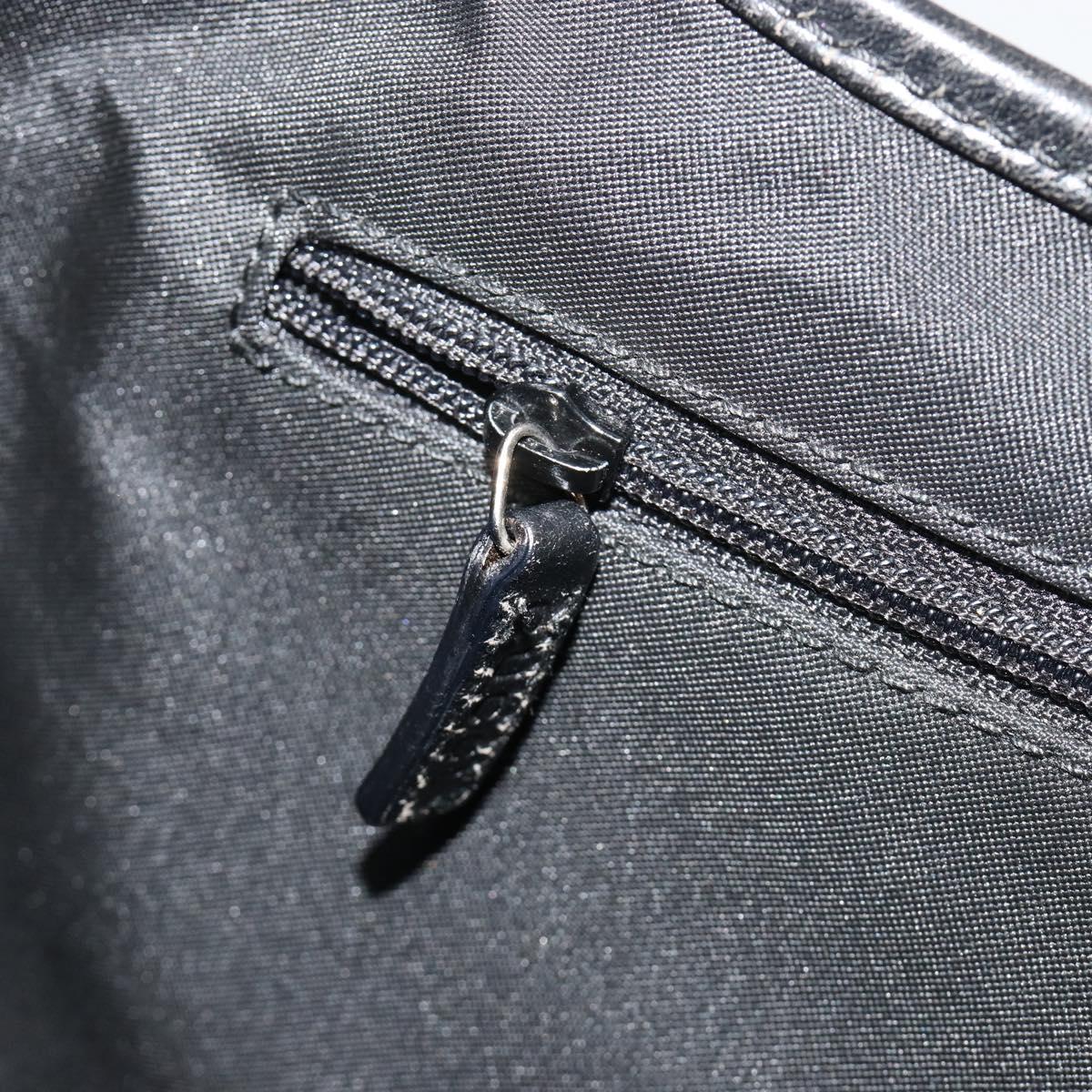 GUCCI GG Canvas Jackie Shoulder Bag Black Silver 001 3306 Auth yk20512SAV