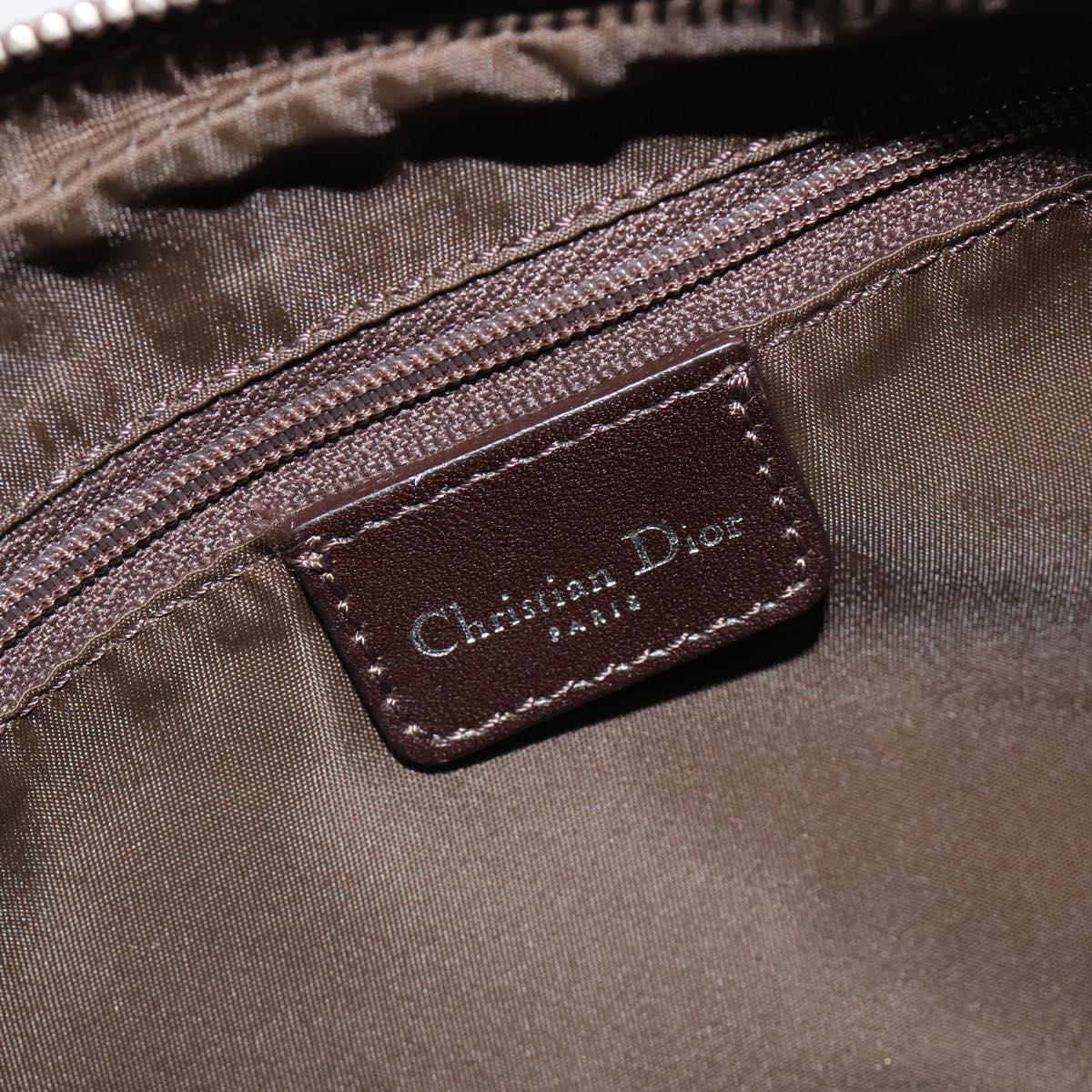 Christian Dior Trotter Canvas Romantic Chain Bag PVC Brown Auth yk20518SAV