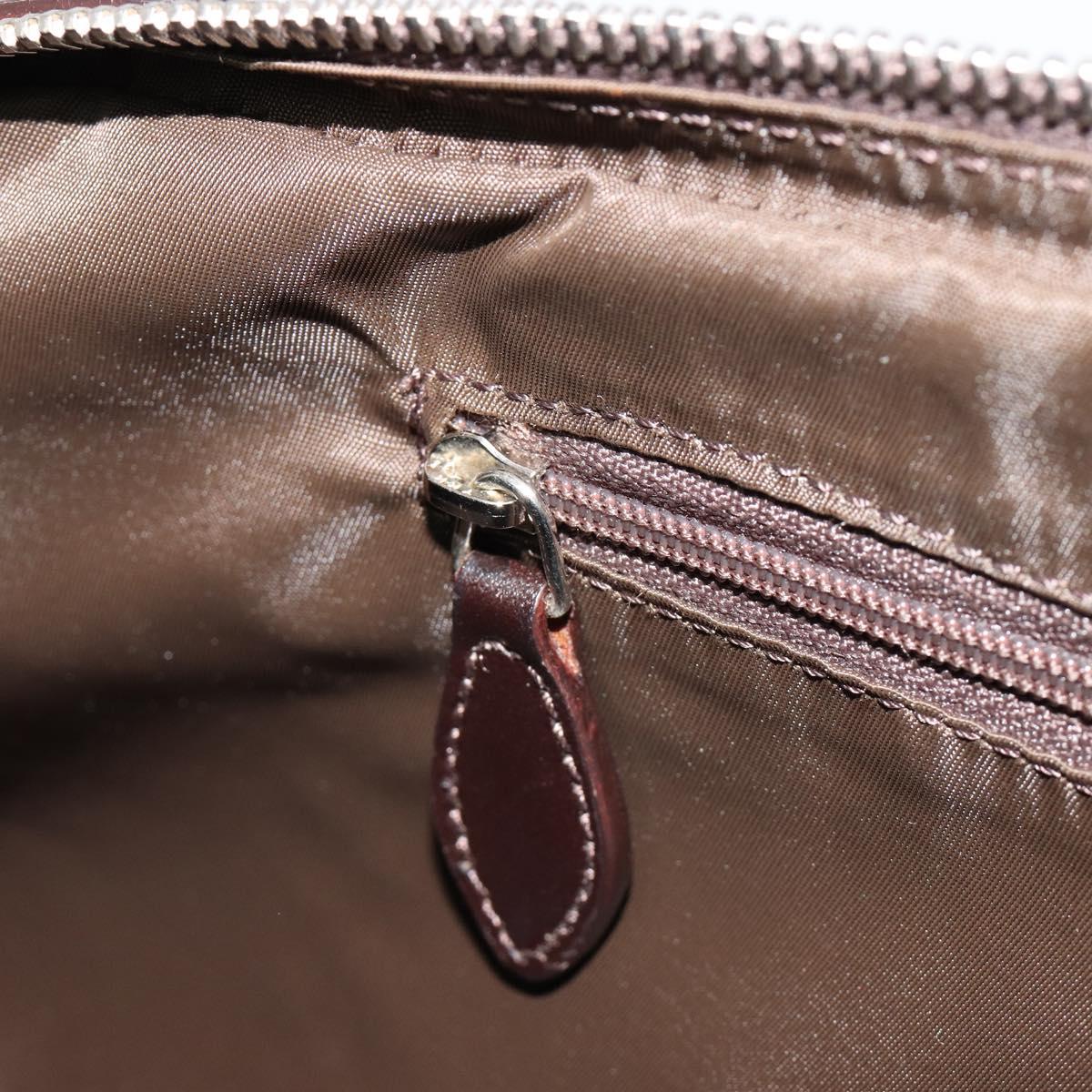 Christian Dior Trotter Canvas Romantic Chain Bag PVC Brown Auth yk20518SAV