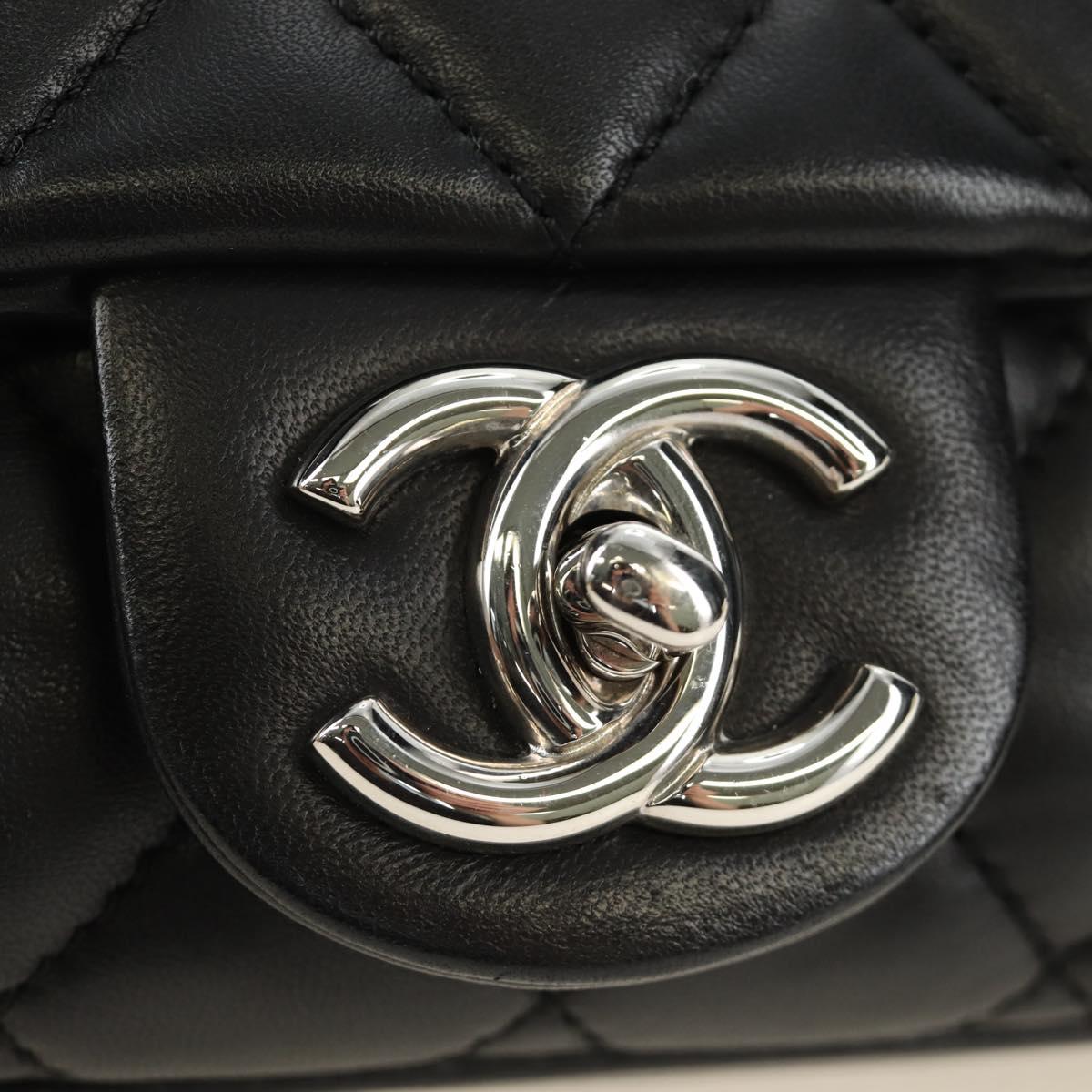 CHANEL Matelasse Cocorain Bag Lamb Skin Rain Gear Included CC Auth yk20533SAM
