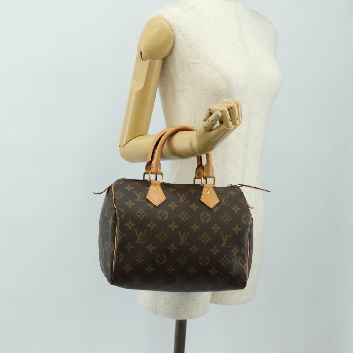 LOUIS VUITTON Monogram Speedy 25 Hand Bag M41528 LV Auth yk20534SAM