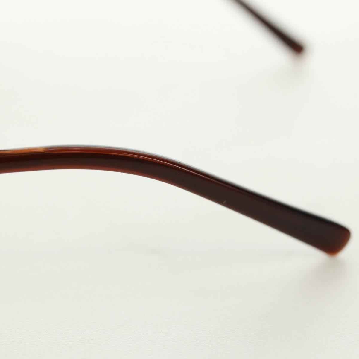 CHANEL Sunglasses Metal Gold CC Auth yk20538M